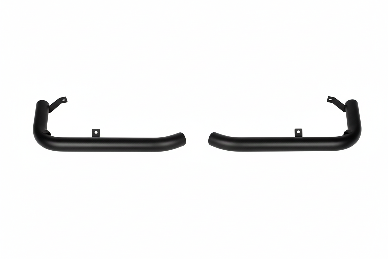 Задні одинарні куточки Black (2 шт., нерж)