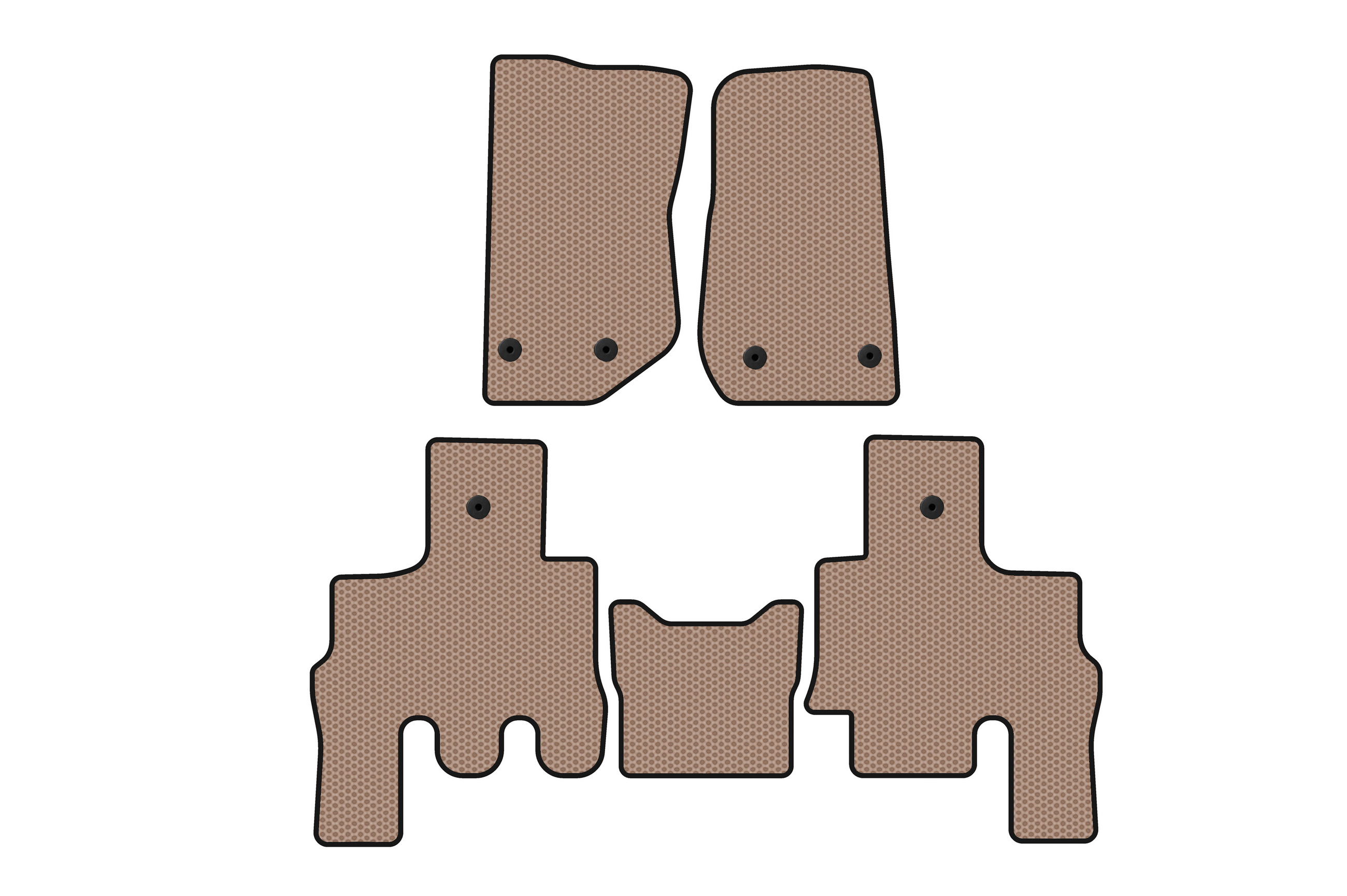 Гумові килимки Carsuit (Бежевий)
