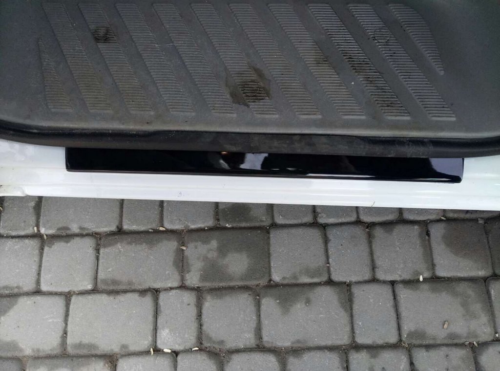 Накладки на пороги (2 шт., ABS) Глянцеві 2