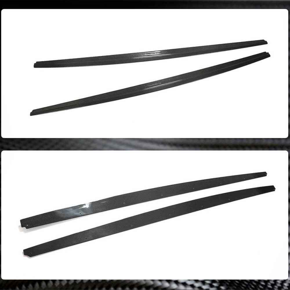 Накладки на пороги (під M-Sport/M5 пороги, Карбон) 5