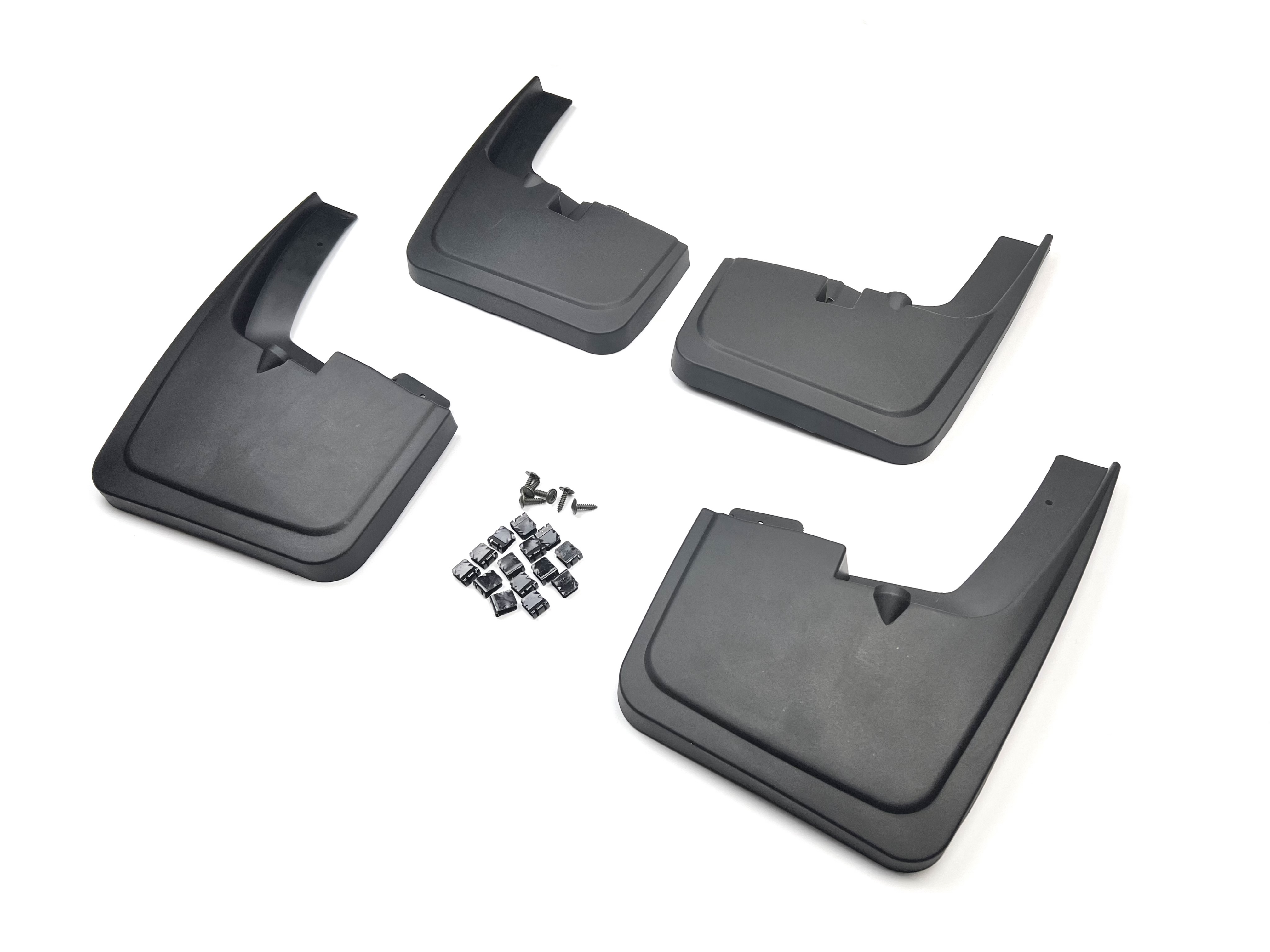 Бризковики Ford F-150 2015-2019 з вузькими розширювачами арок, комплект 4шт. 2