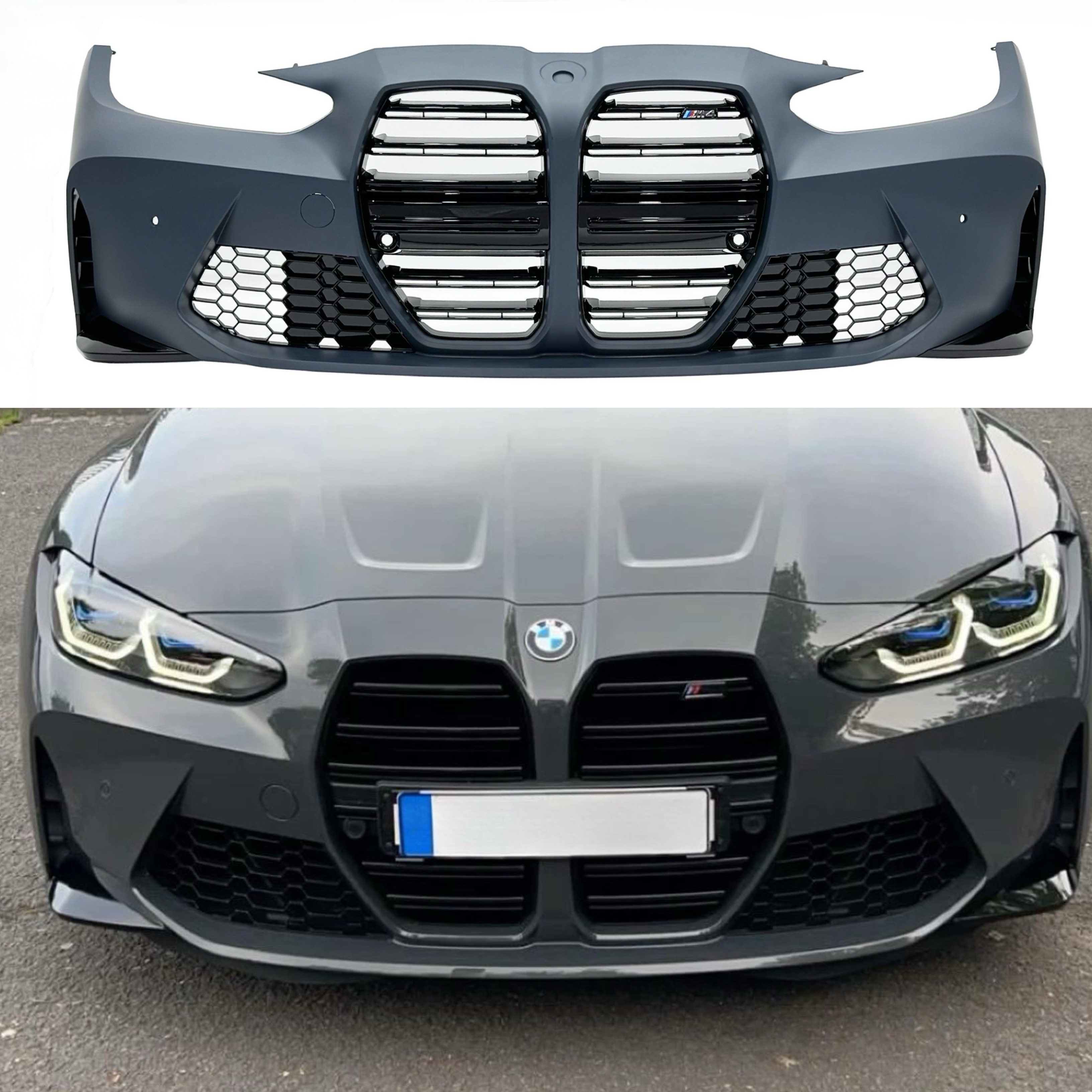 Бампер передній у стилі M4 G82 G83 для BMW 4 series G22 G23 2020-