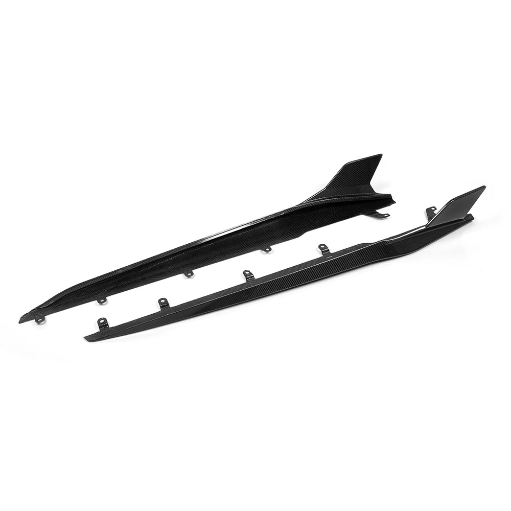 Леза на пороги (Карбон) на BMW 8 Series G14 / G15 / G16 2018-2023 року