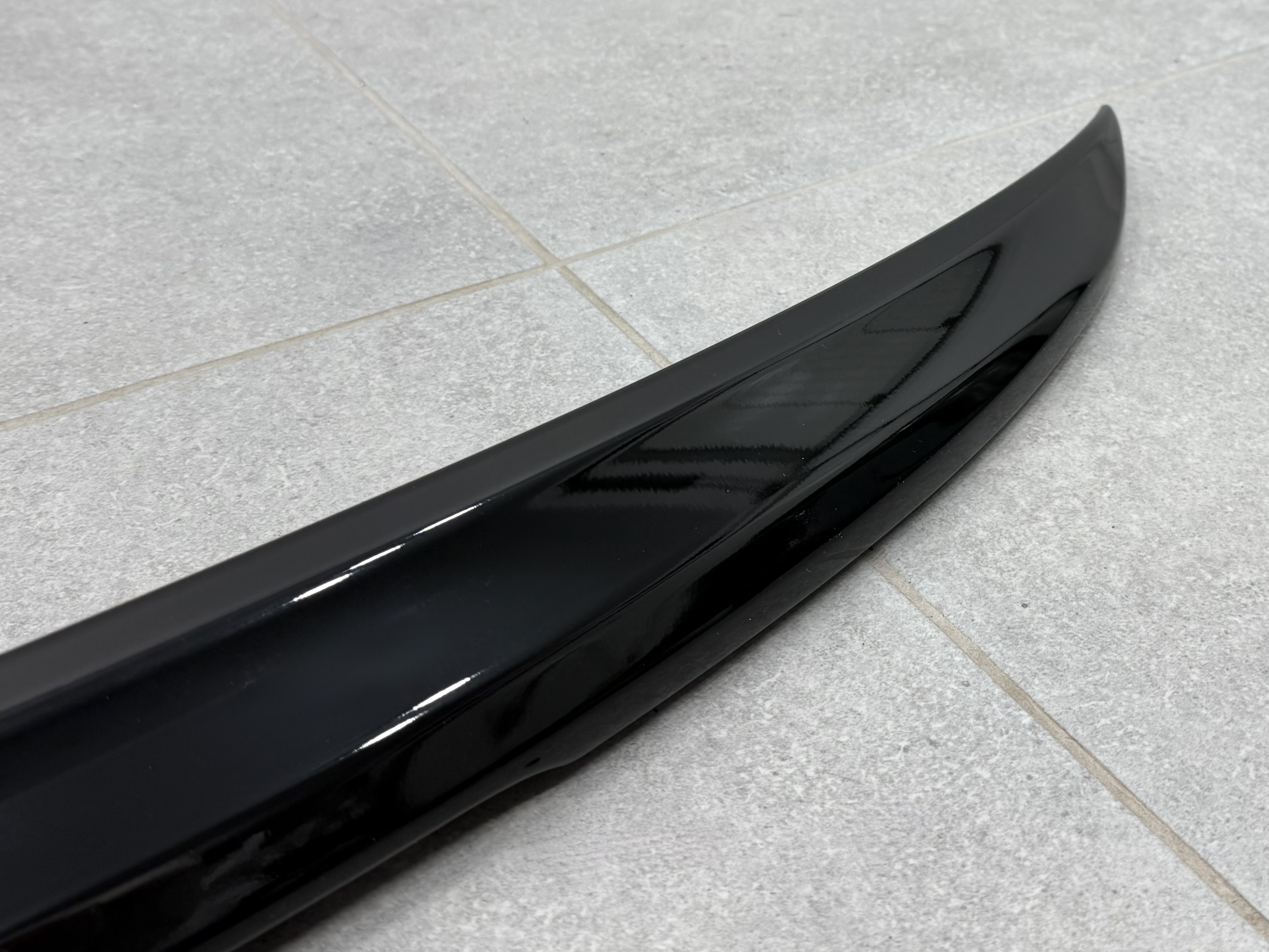 Спойлер багажника для Honda Civic 2021–, ABS пластик, колір чорний глянець 6