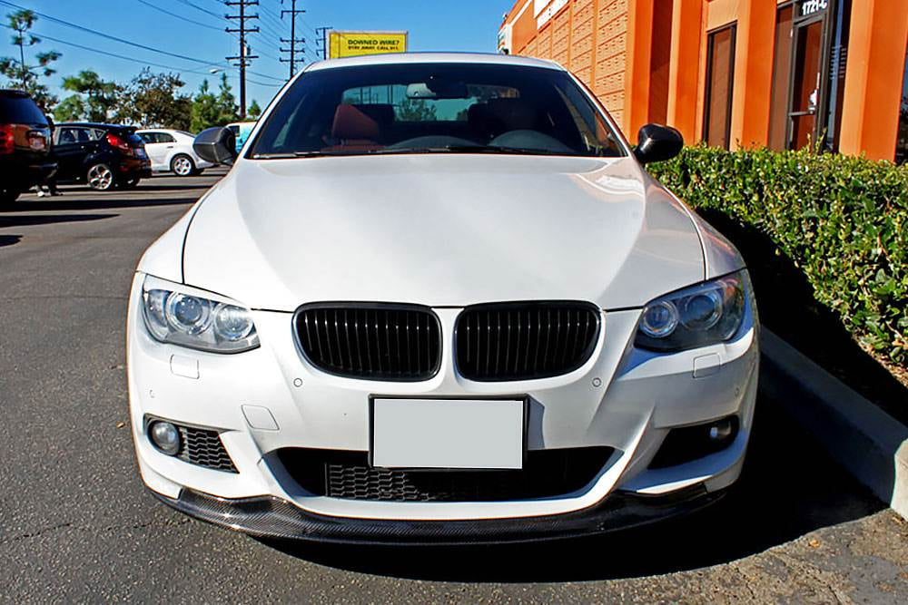 Накладка на передній бампер Lip RK-Style (для 2010-2012 M-Sport, Карбон) 3