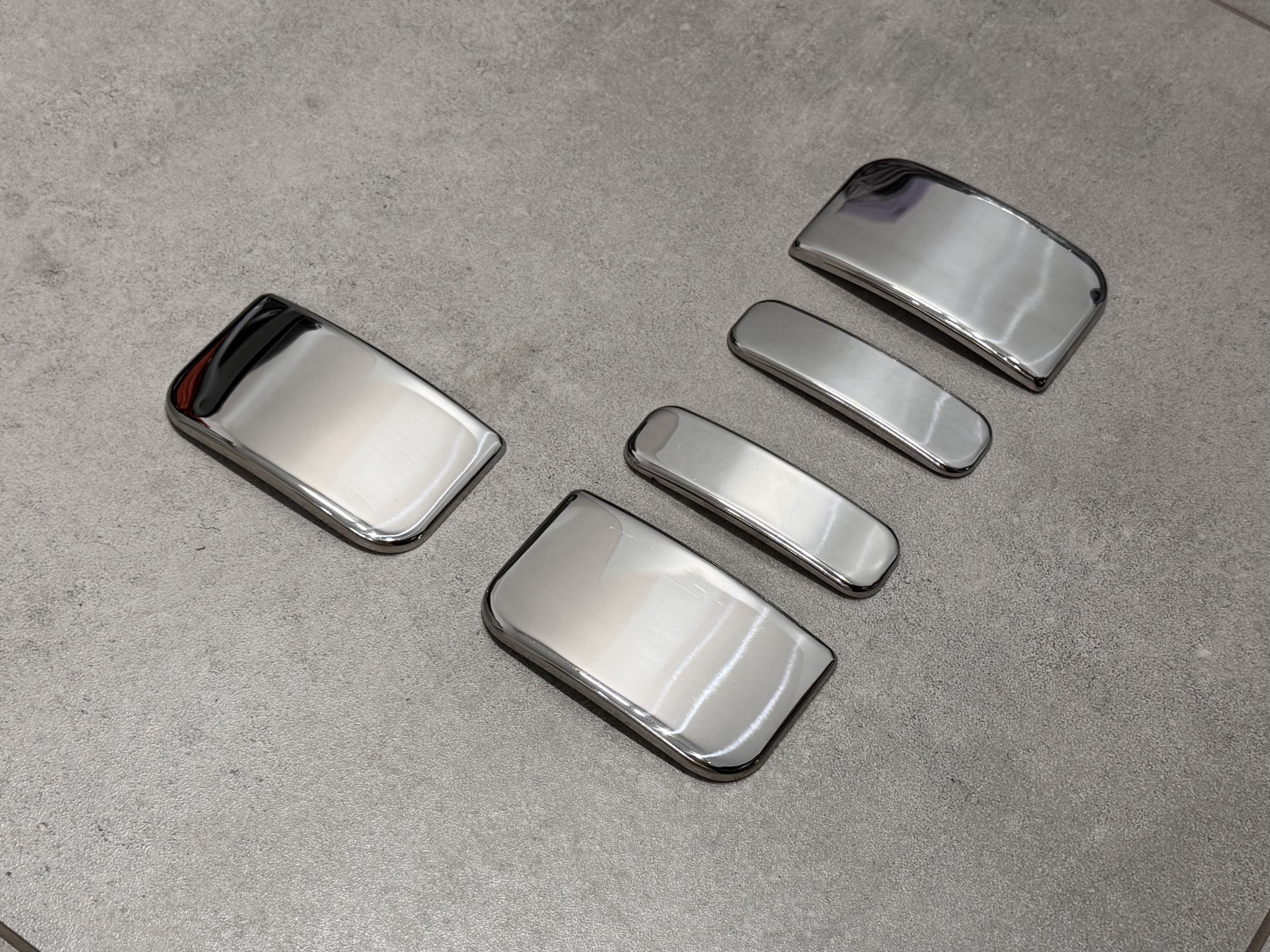 Накладки на ручки Citroen Berlingo 1996-2007 (нержавіюча сталь) 3 шт. 4