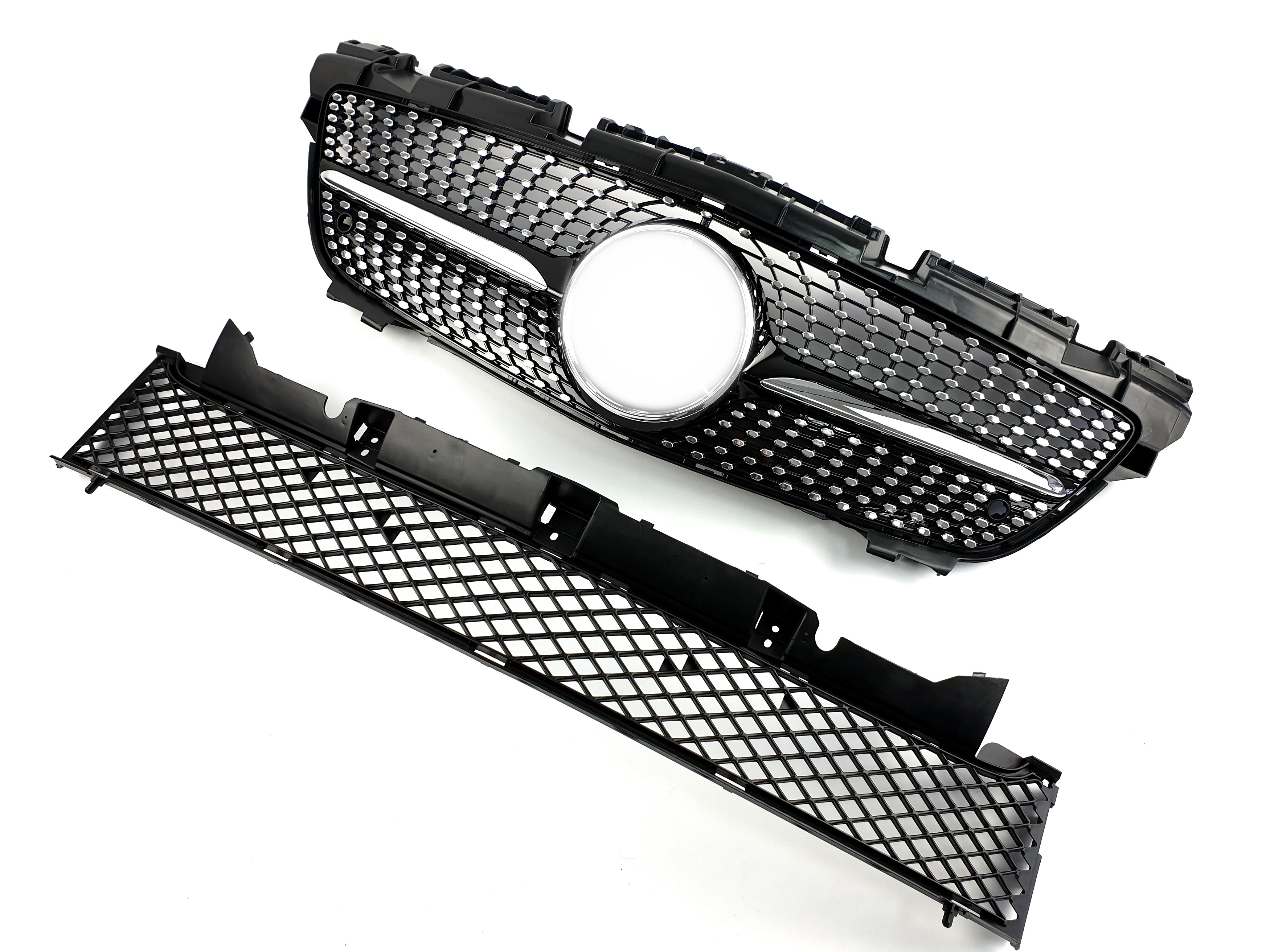 Решітка радіатора Black Diamond на Mercedes-Benz SLK-Class R172 2011-2015 року 2