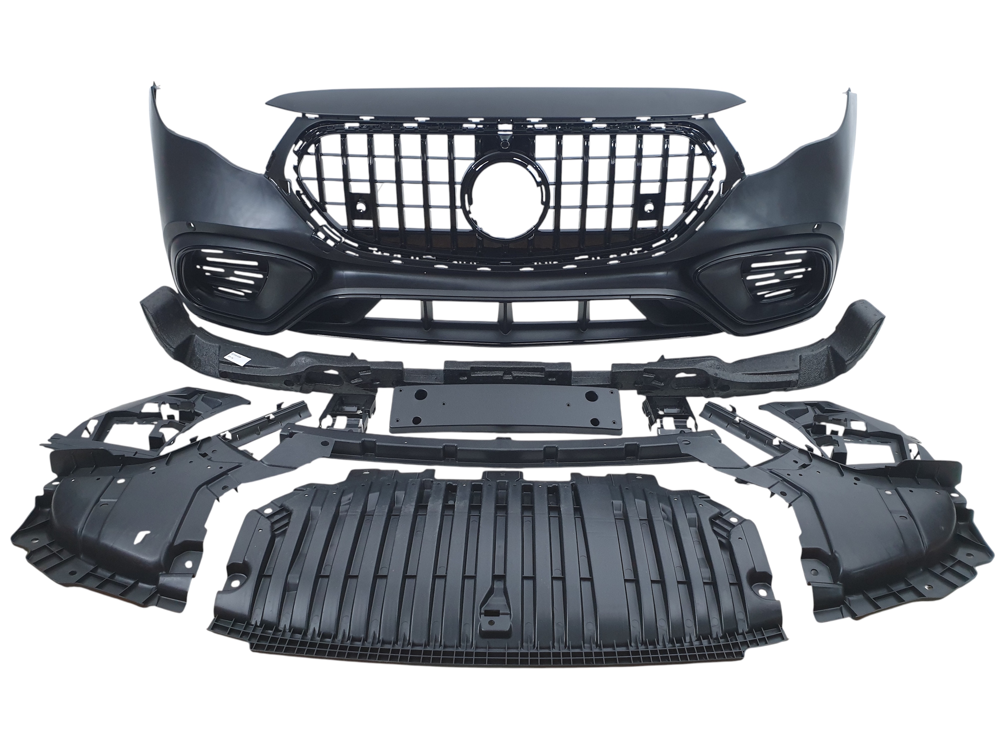 Передній бампер (стиль Mercedes W223 S63 AMG) на Mercedes-Benz E-Class W214 2023-2026 року