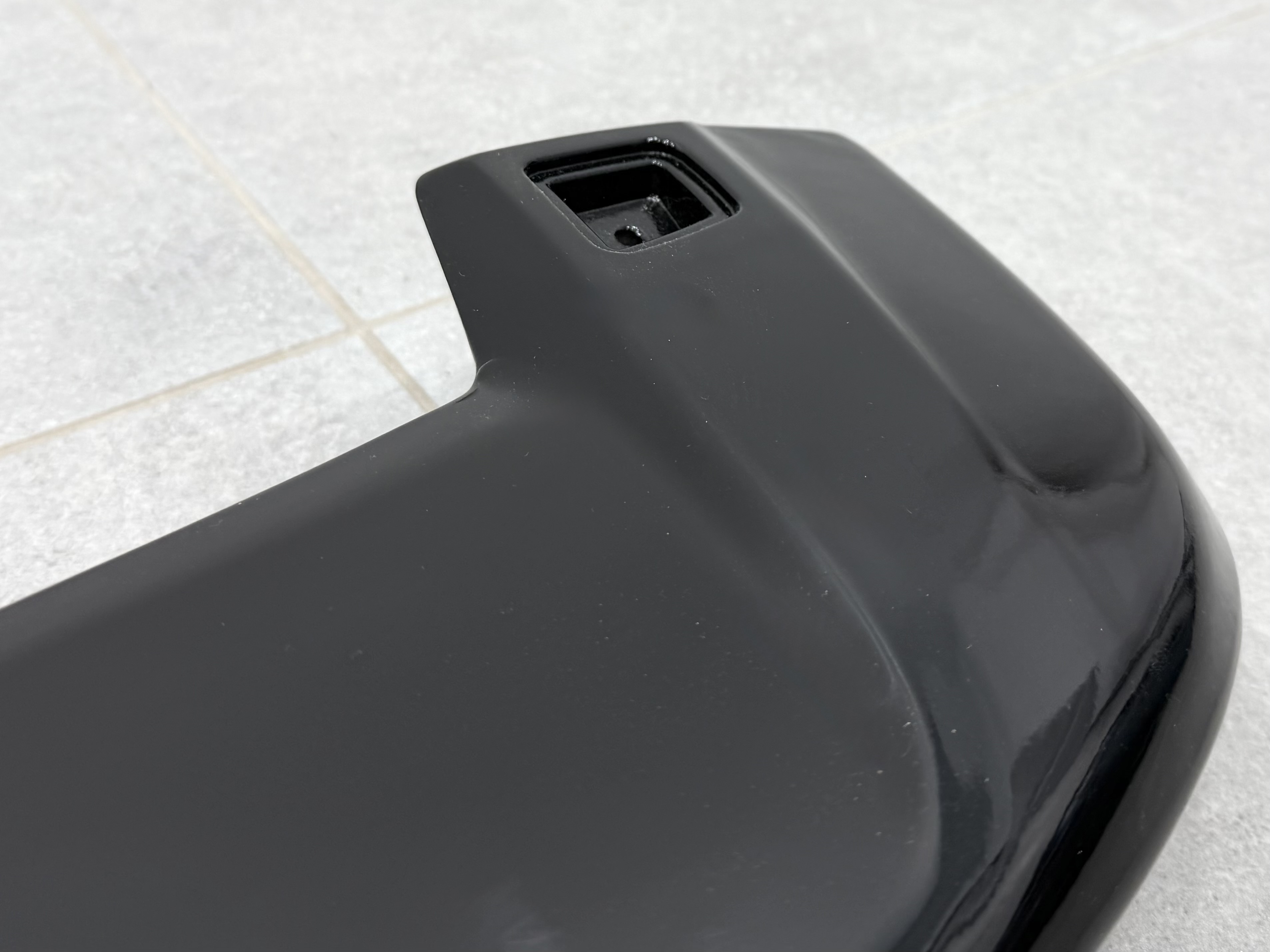 Спойлер козирок Subaru Forester 2008-2012 ABS пластик, колір чорний глянець 6