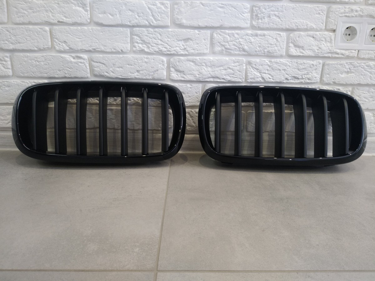 Решітки радіатора ніздрі BMW X5 F15 / F16 2013-2018 2шт. 5