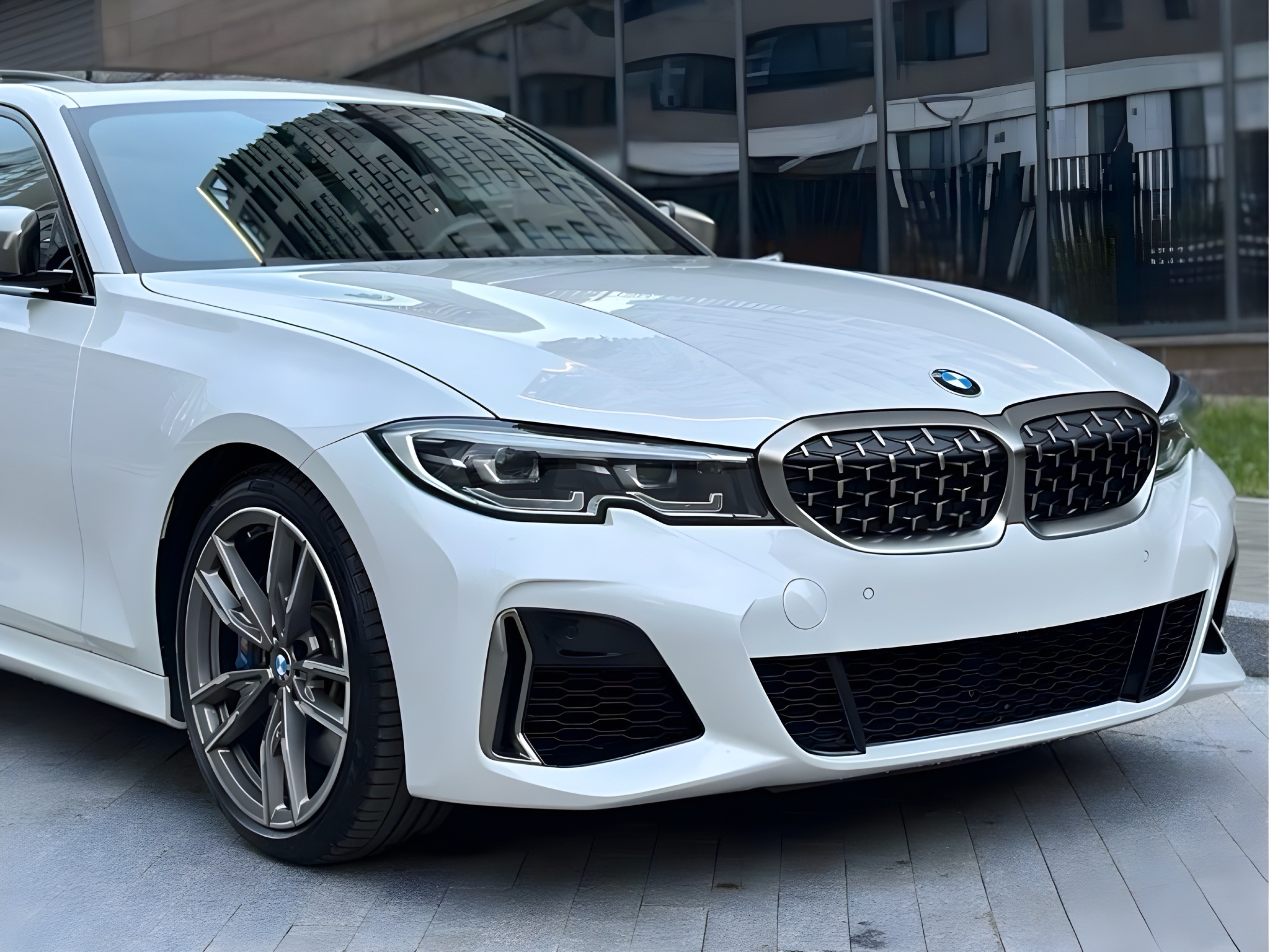 Передній бампер у зборі з ніздрями M 340i BMW 3 series G20 G21 2019-2022 2