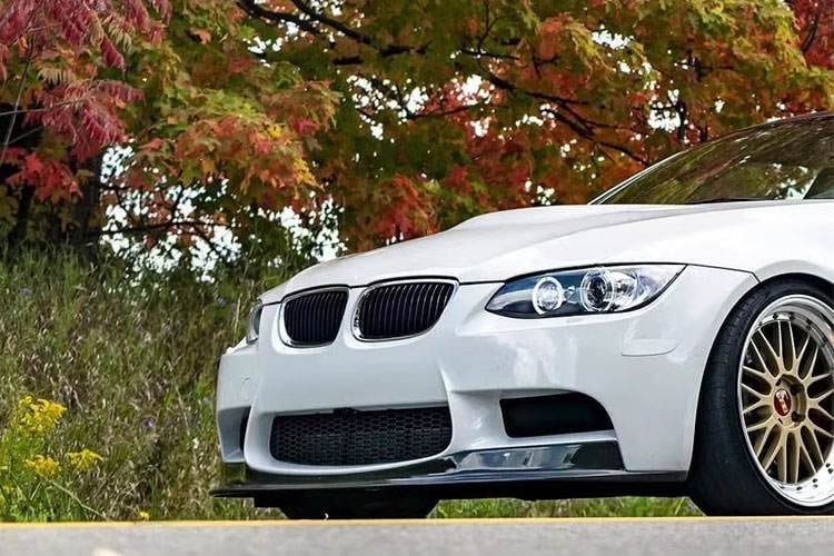 Накладка на передній бампер Lip AK-Style (для M3, Карбон) 5