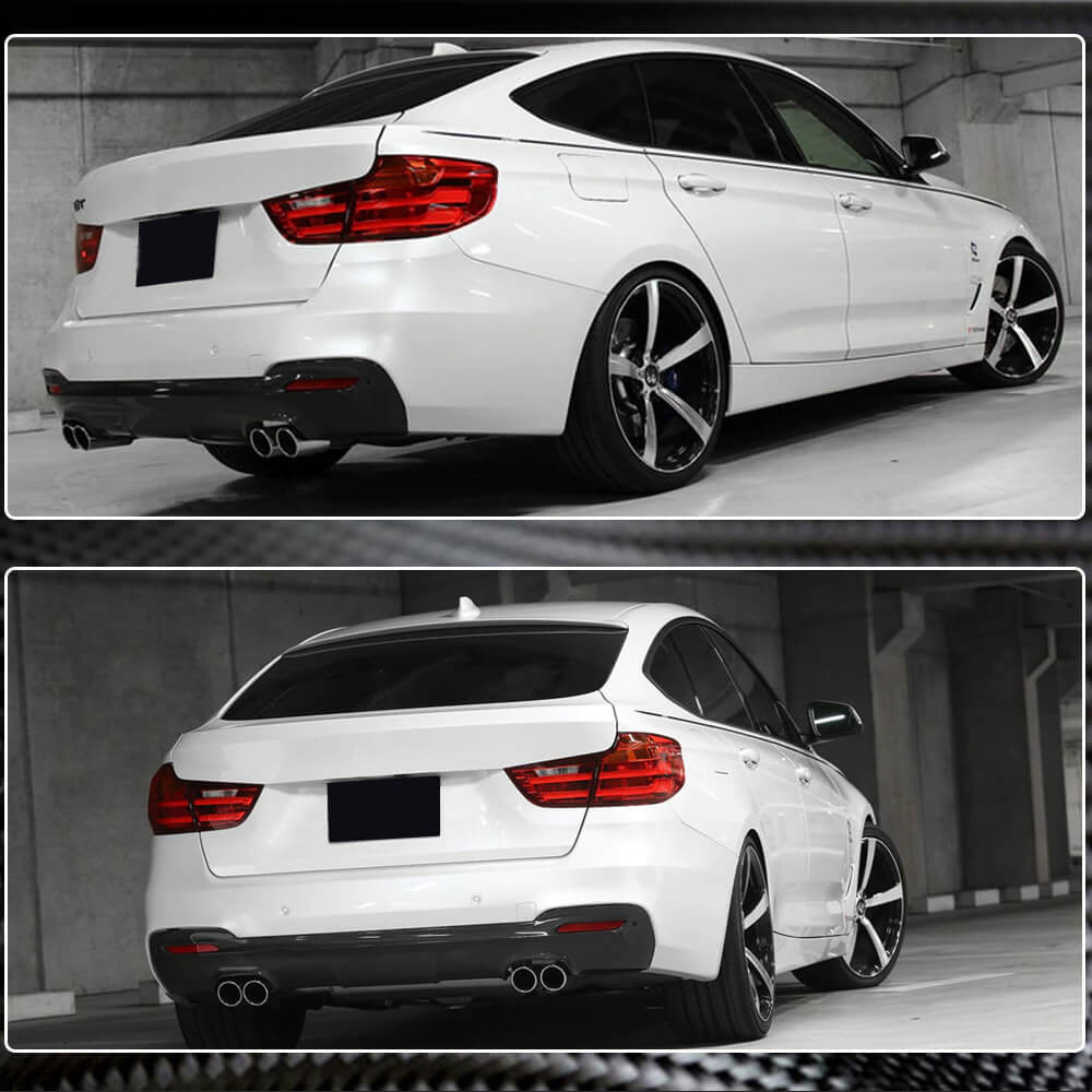 Дифузор заднього бампера V3 (для M-Sport, Карбон) 4