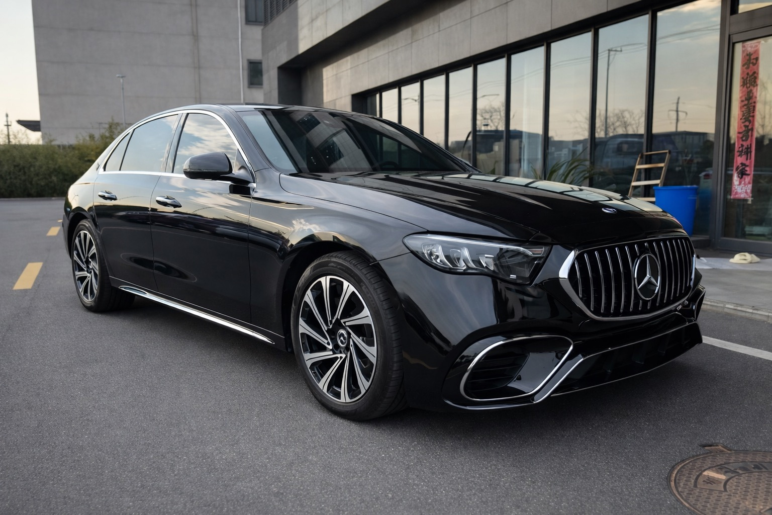 Передній бампер в стилі W223 S63 AMG 2