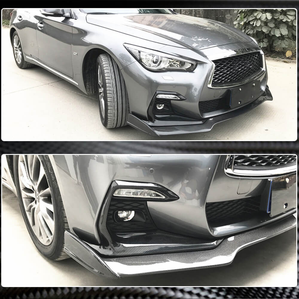 Накладки на протитуманки (для Q50 Sport 2018-2022, Карбон) 4