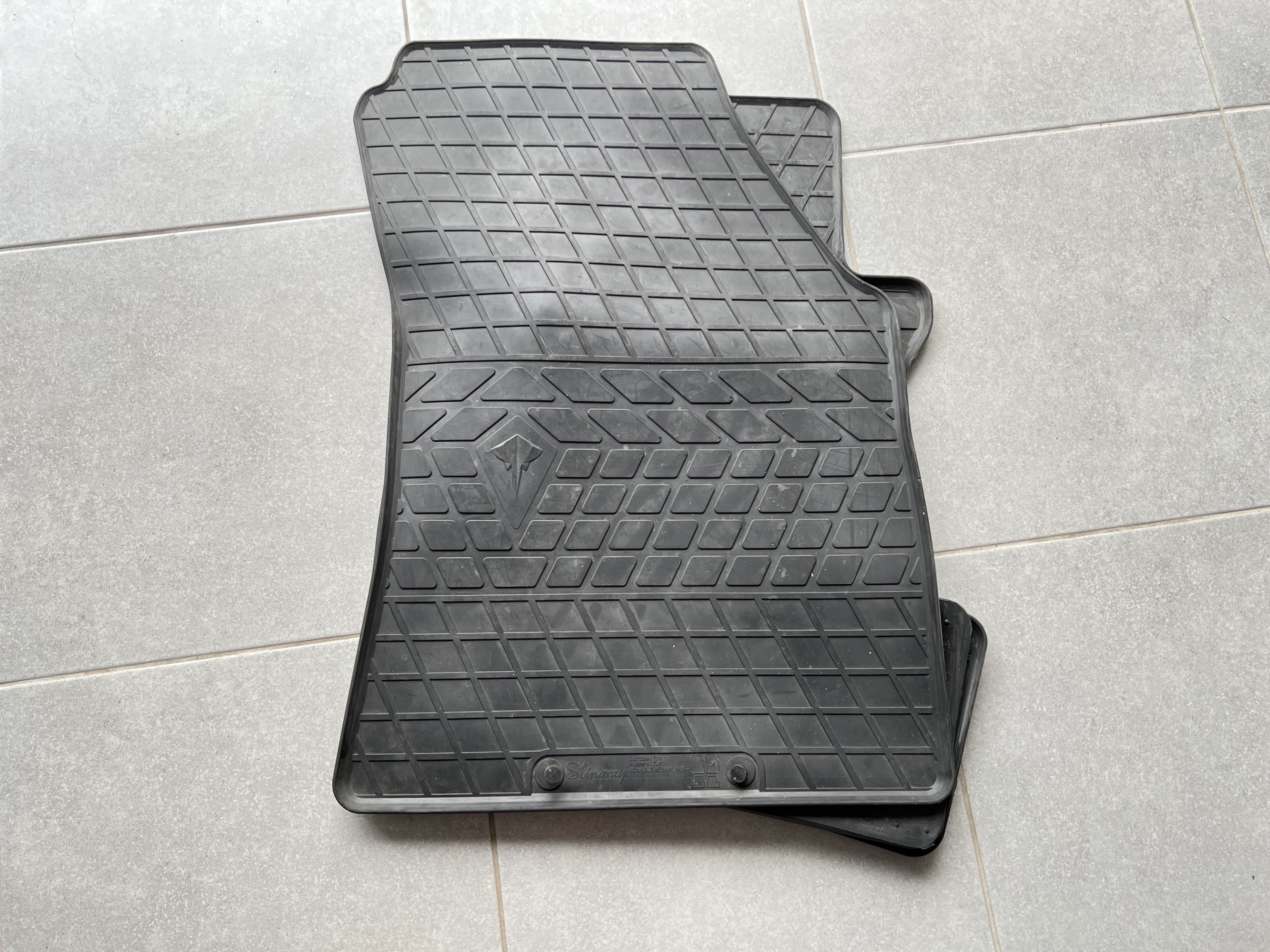 Гумові килими салону Stingray Renault Megane 4 2015+ 4шт 2