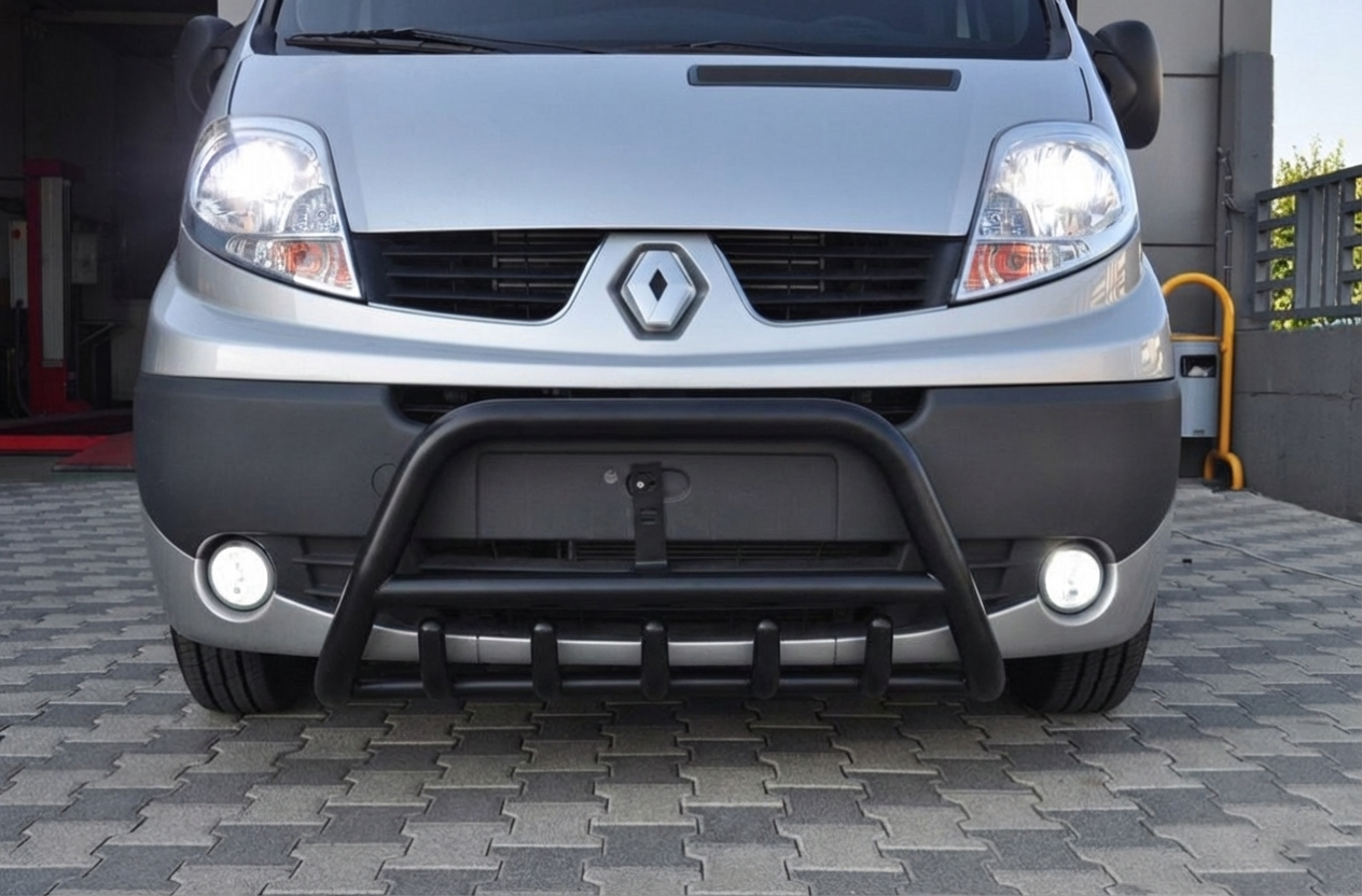 Кенгурятник WT003 Black (нерж.)