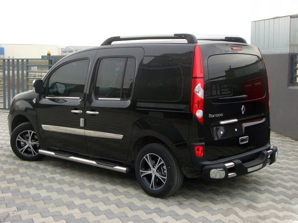 Бічні труби BB002 (2 шт., нерж.) 60 мм, коротка база 2