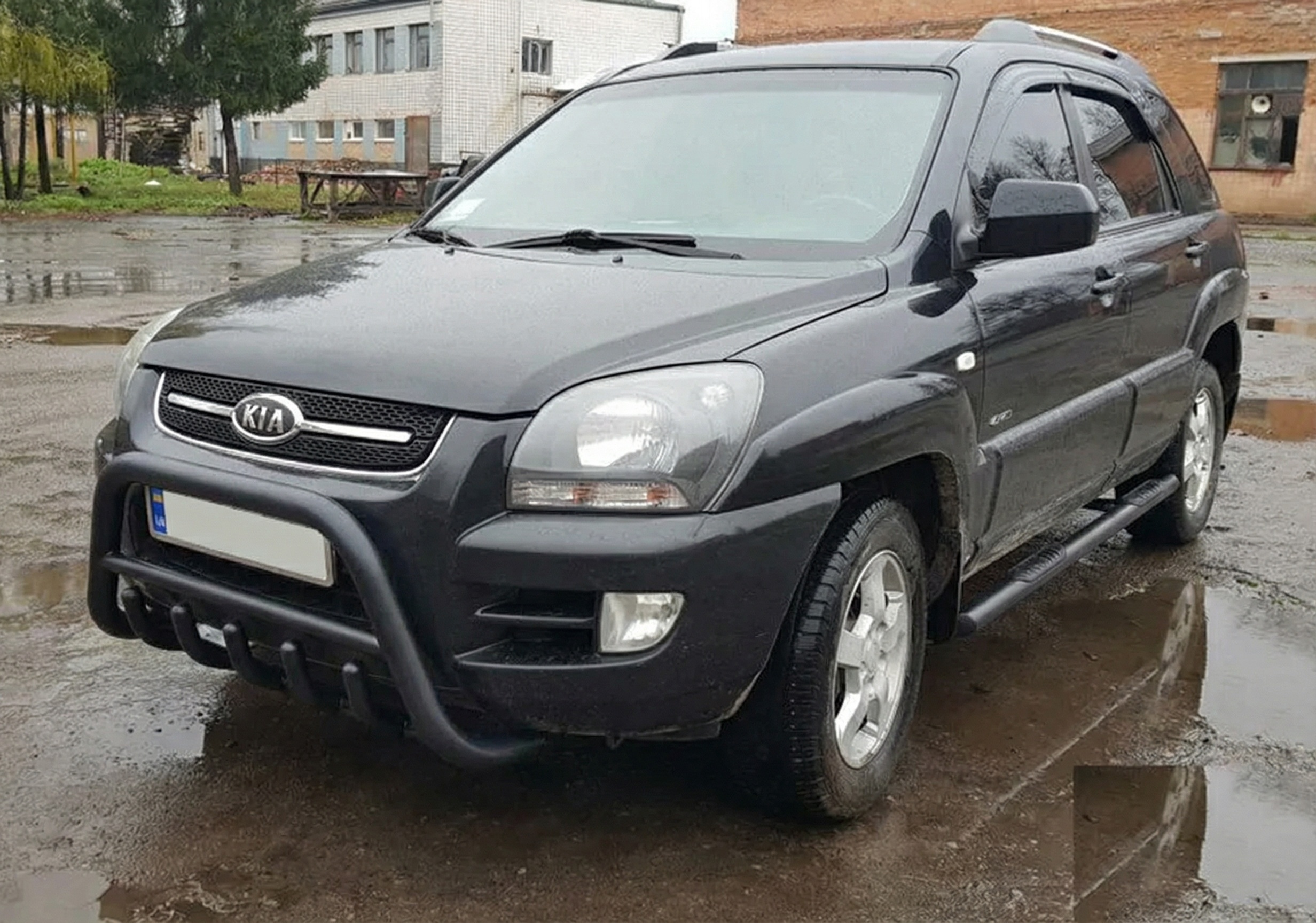 Кенгурятник WT003 Black (нерж.) 4