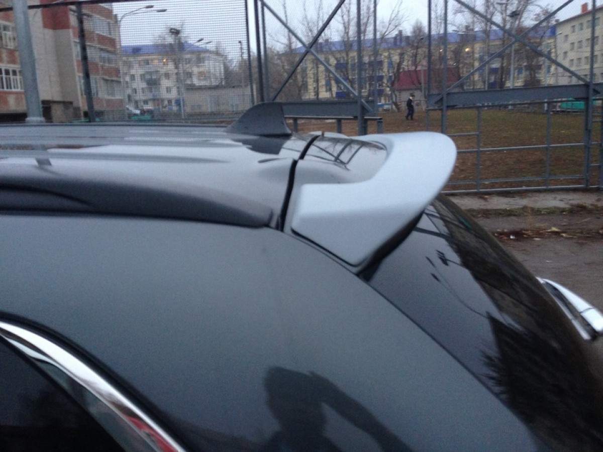 Спойлер козирок Mitsubishi Outlander 2012-2021 ABS пластик під фарбування 2