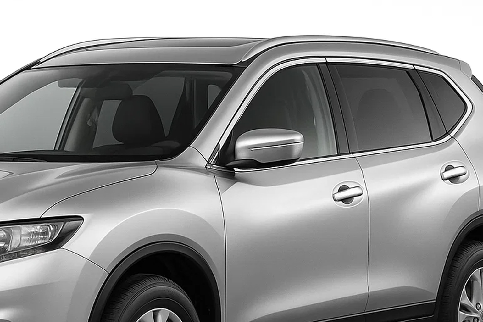 Інтегровані рейлінги сірі OEM (Для X-trail, Алюміній, установка на клей)