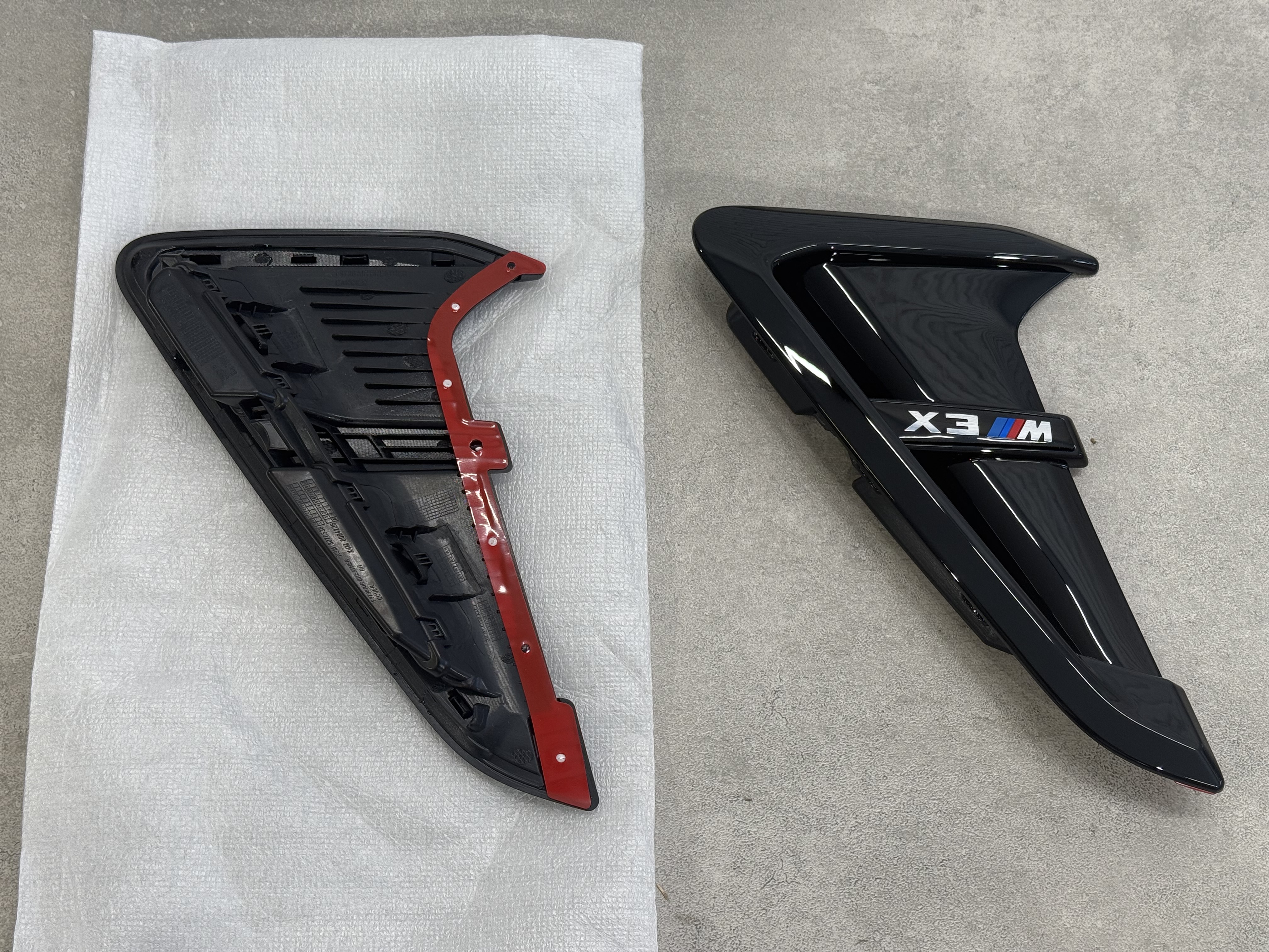 Зябра на крила X3M BMW X3 G01 2018-2024 2шт. 6