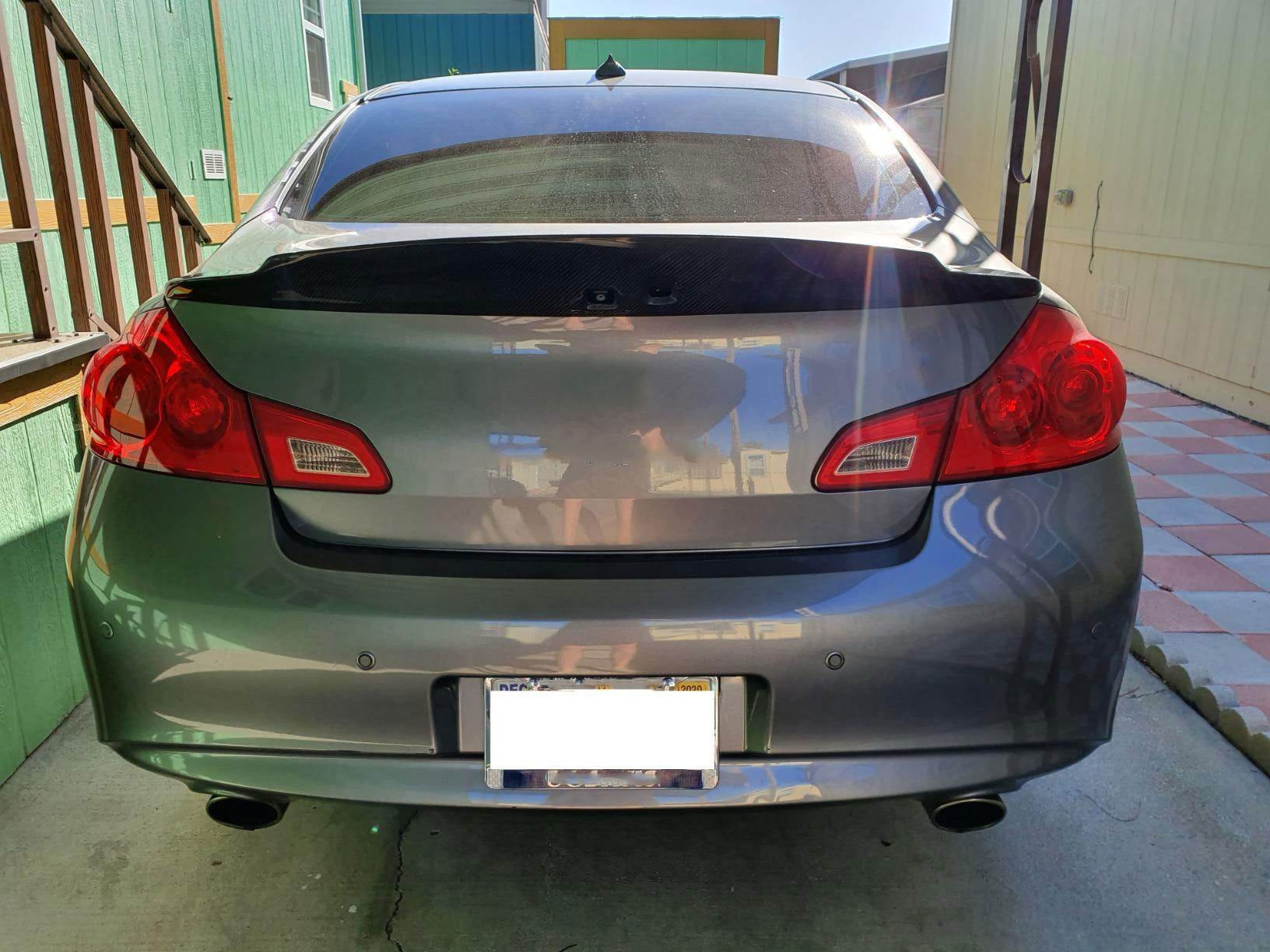 Спойлер SD V2 (для G37 2009-2013, G25 2011-2012, Карбон) 2