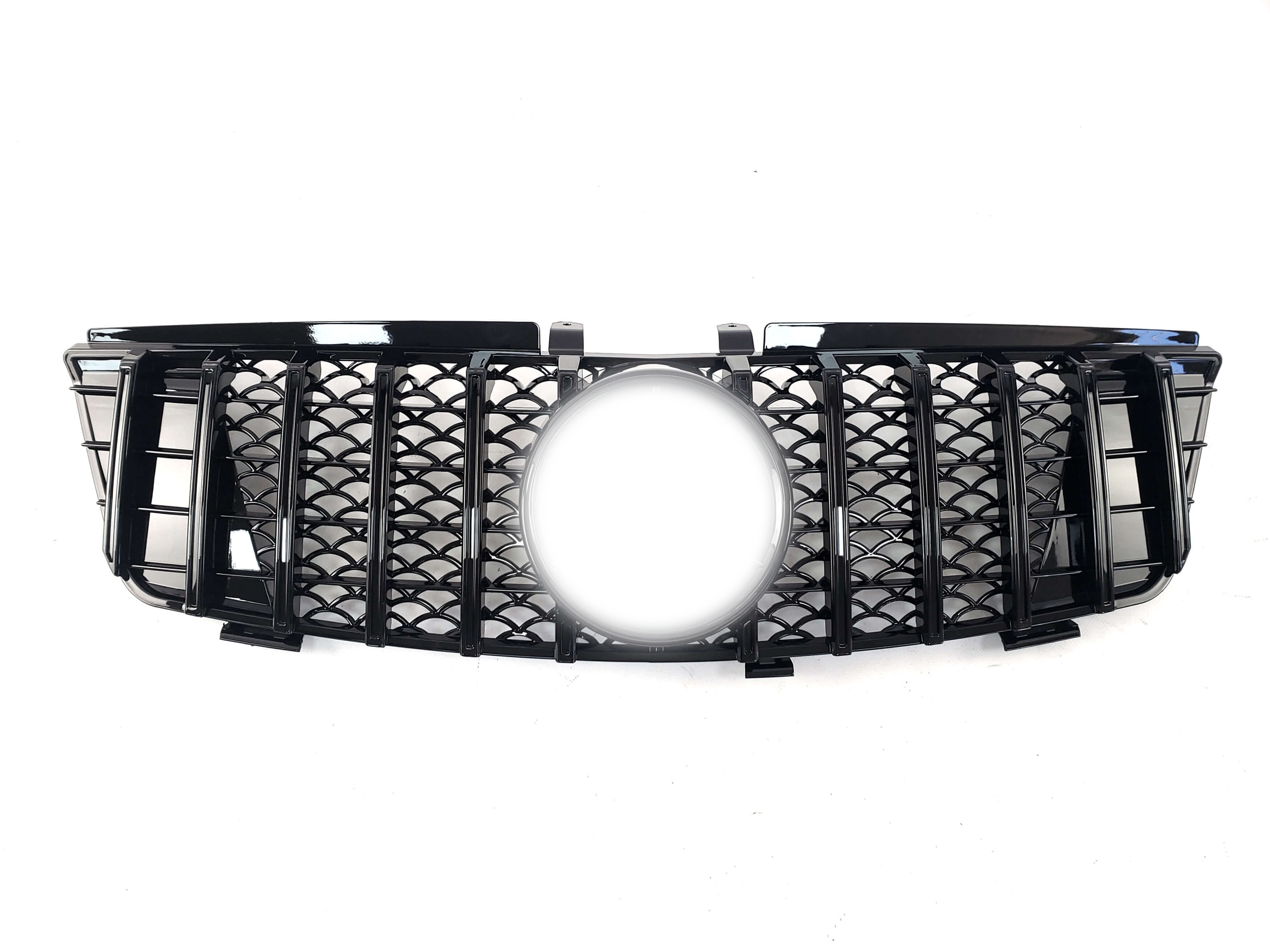 Решітка радіатора Full Black GT на Mercedes-Benz ML-Class W164 2005-2008 року