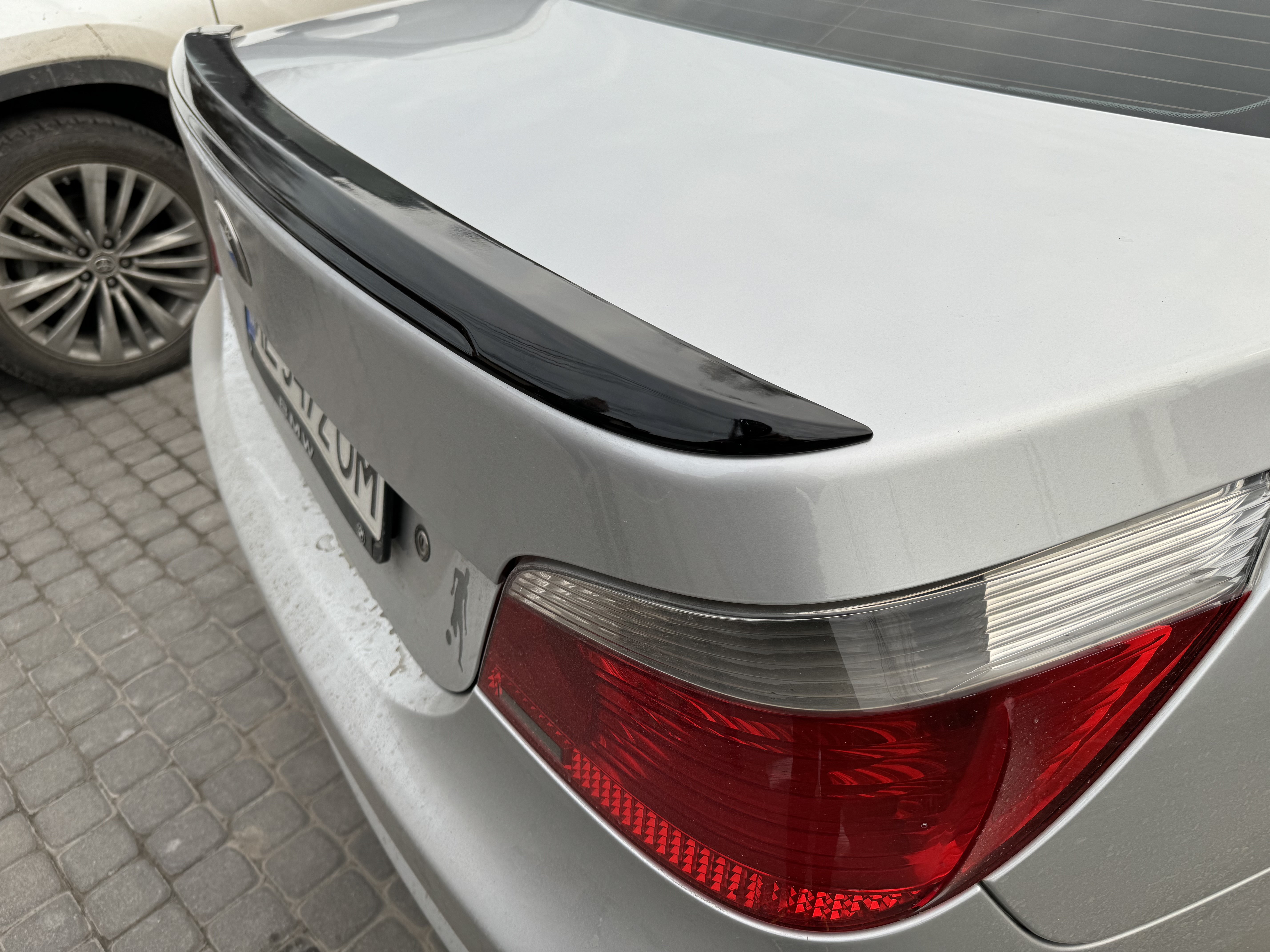 Спойлер ліп багажника BMW series 5 E60 M5 2004-2009 ABS пластик, черний глянець 3