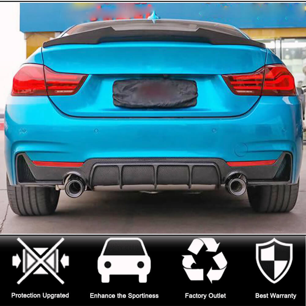 Дифузор заднього бампера V3 (для M-Sport, Карбон) 2