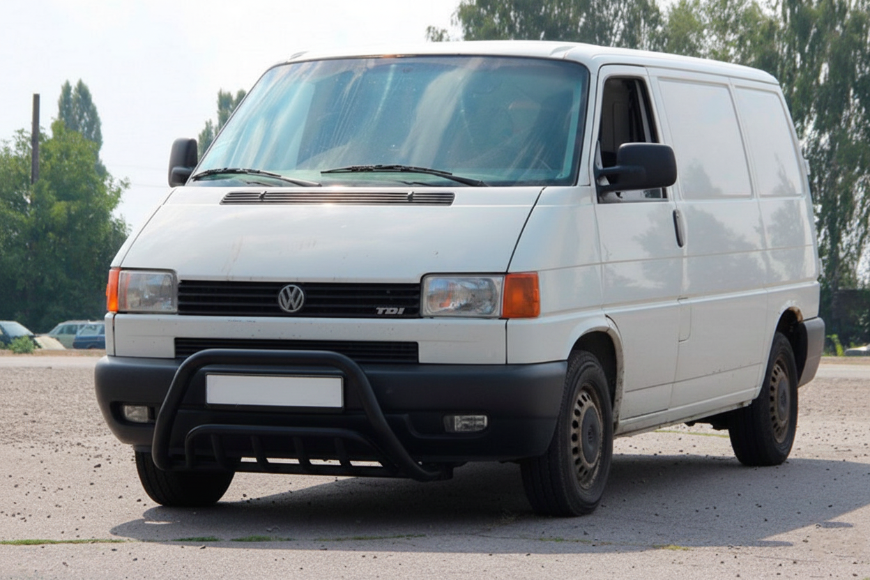 Кенгурятник WT002 Black (нерж) 2