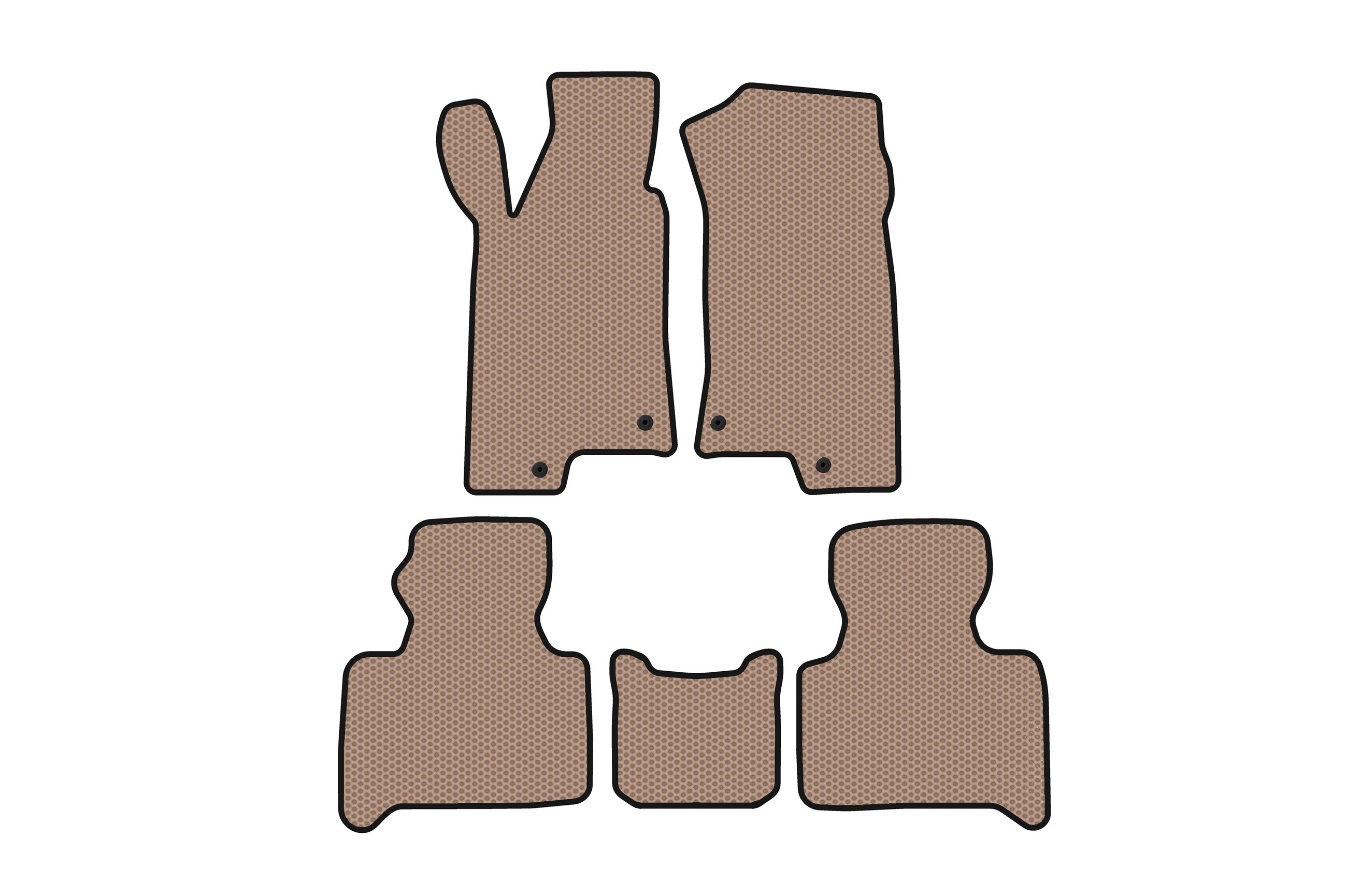Гумові килимки Carsuit (Бежевий)