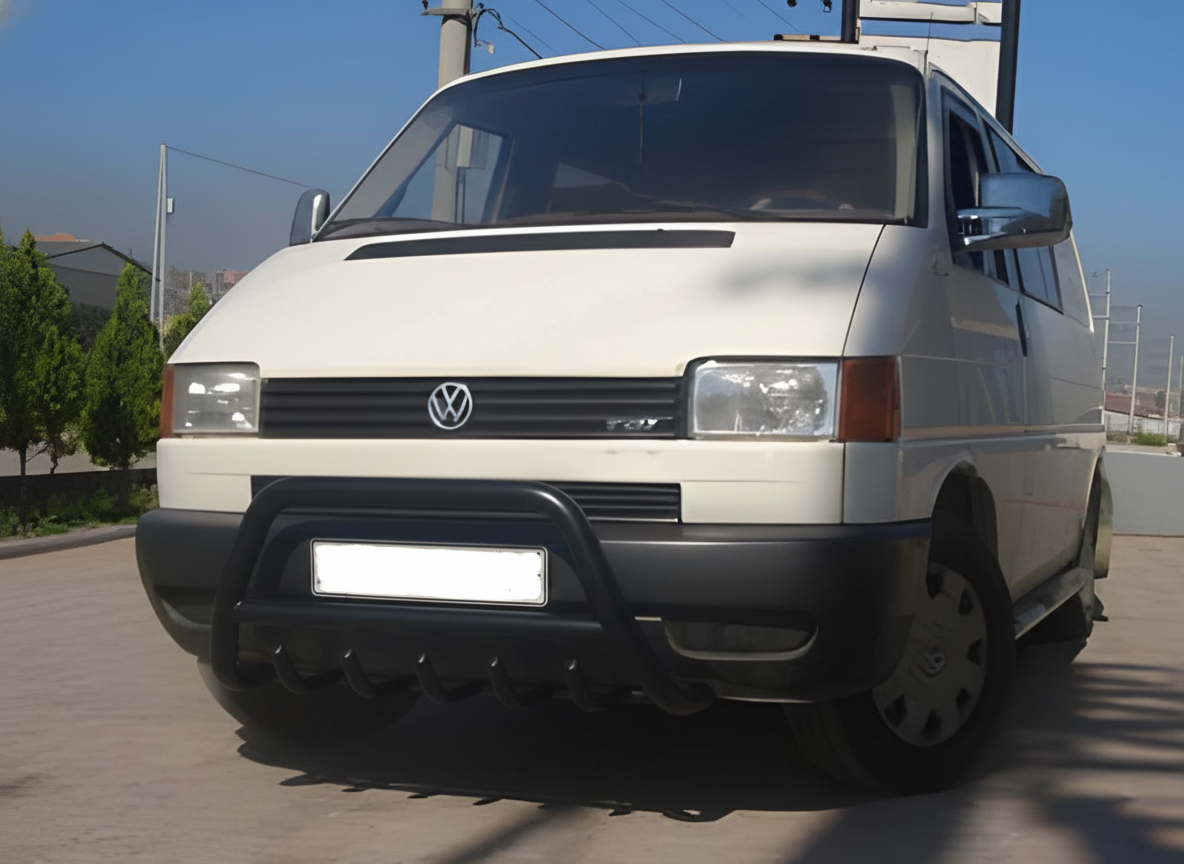 Кенгурятник WT003 Black (нерж.)