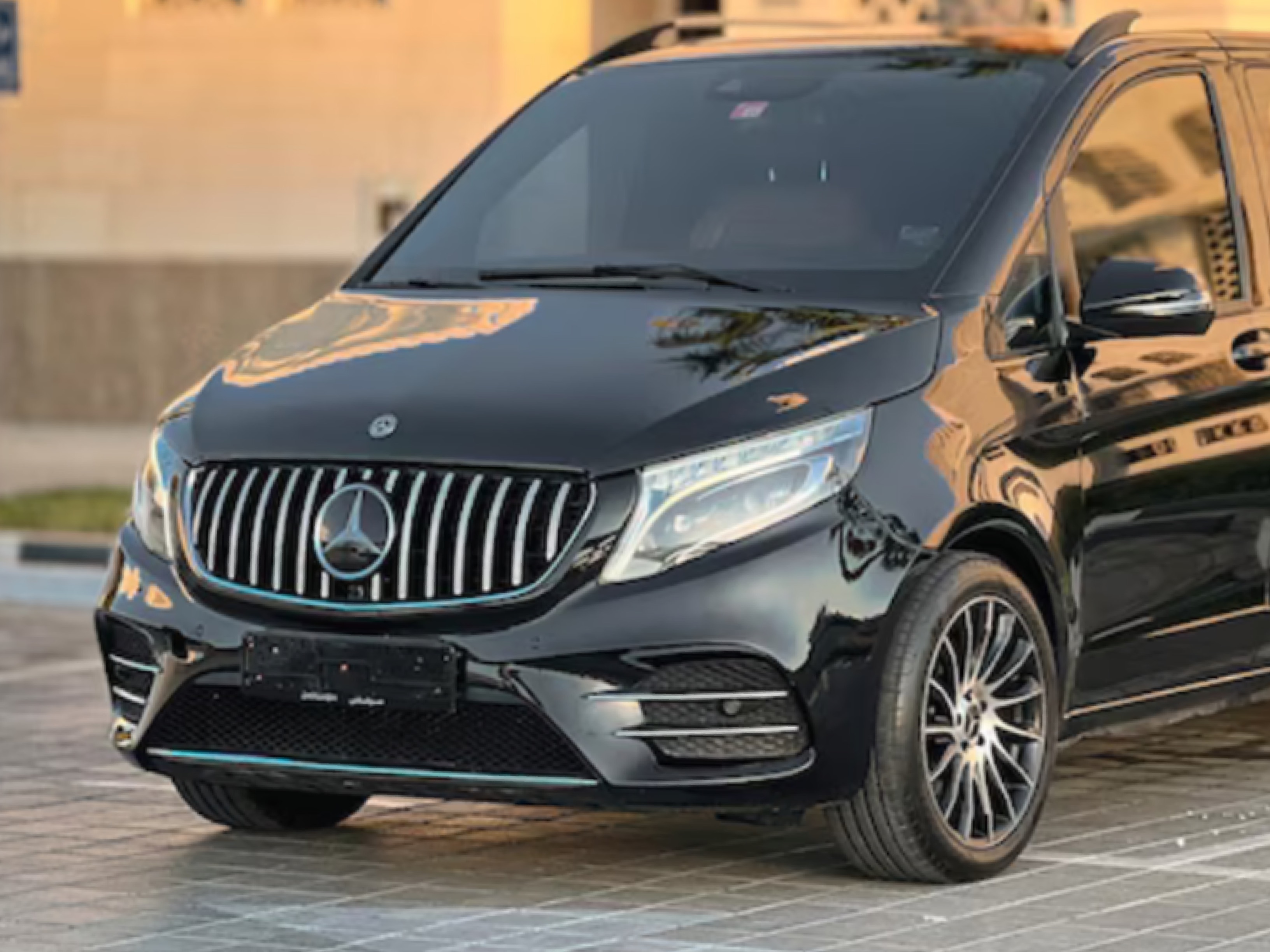 Решітка радіатора GT CHROME Mercedes Benz V-class W447 2020-2023 ДЛЯ AMG 2