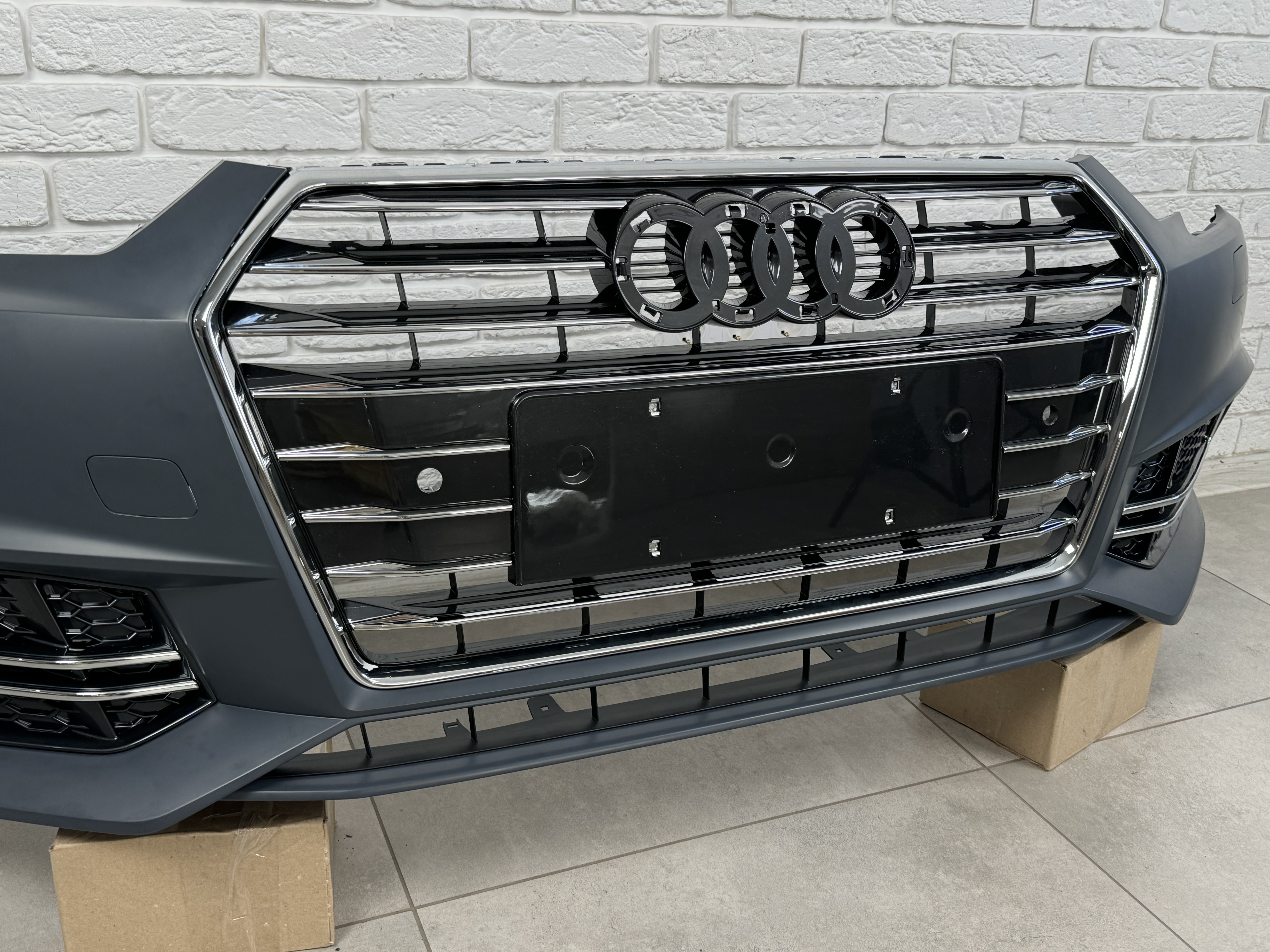 Бампер передній у зборі S-Line для Audi A4 B9 2015-2019 5