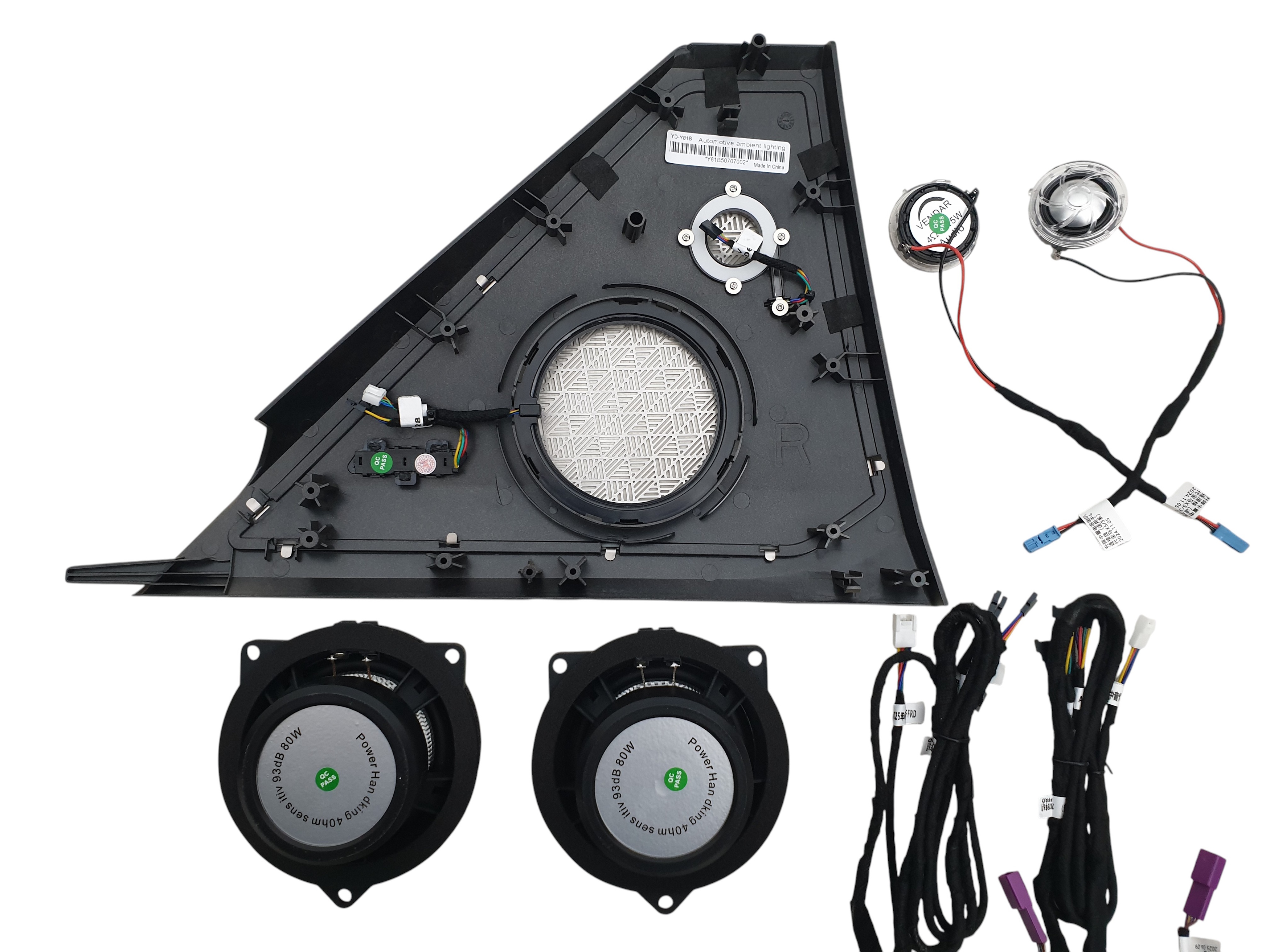 Сітки на динаміки (Bowers & Wilkins) Gold на BMW 5 Series G60 / G61 2023-2025 року 4