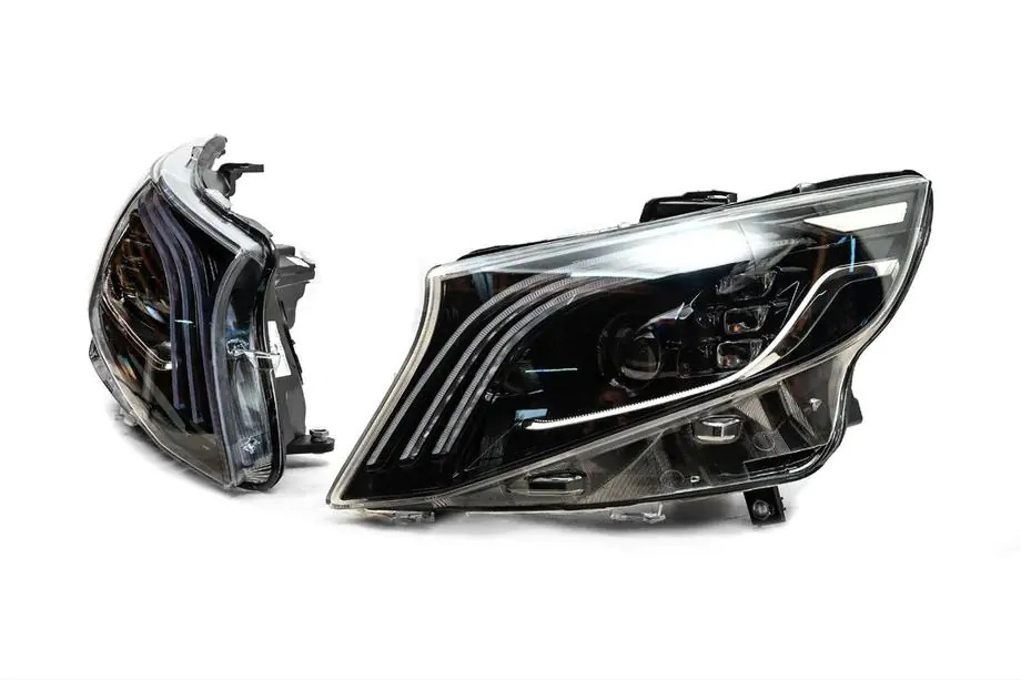Передні фари Maybach-дизайн LED (для V-class, 2 шт) 3