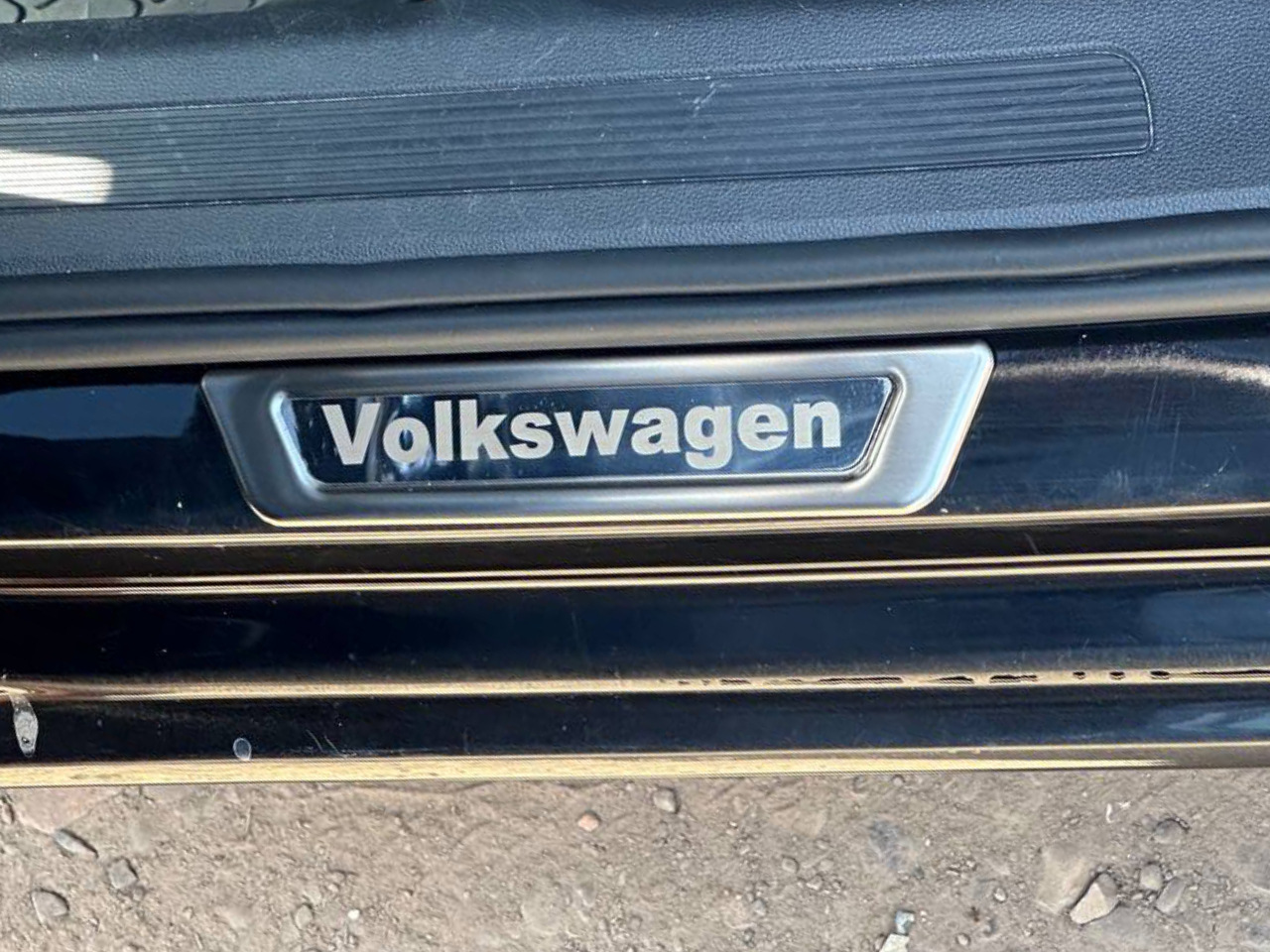 Універсальні накладки на пороги Volkswagen V-1 (4 шт., нерж) 3