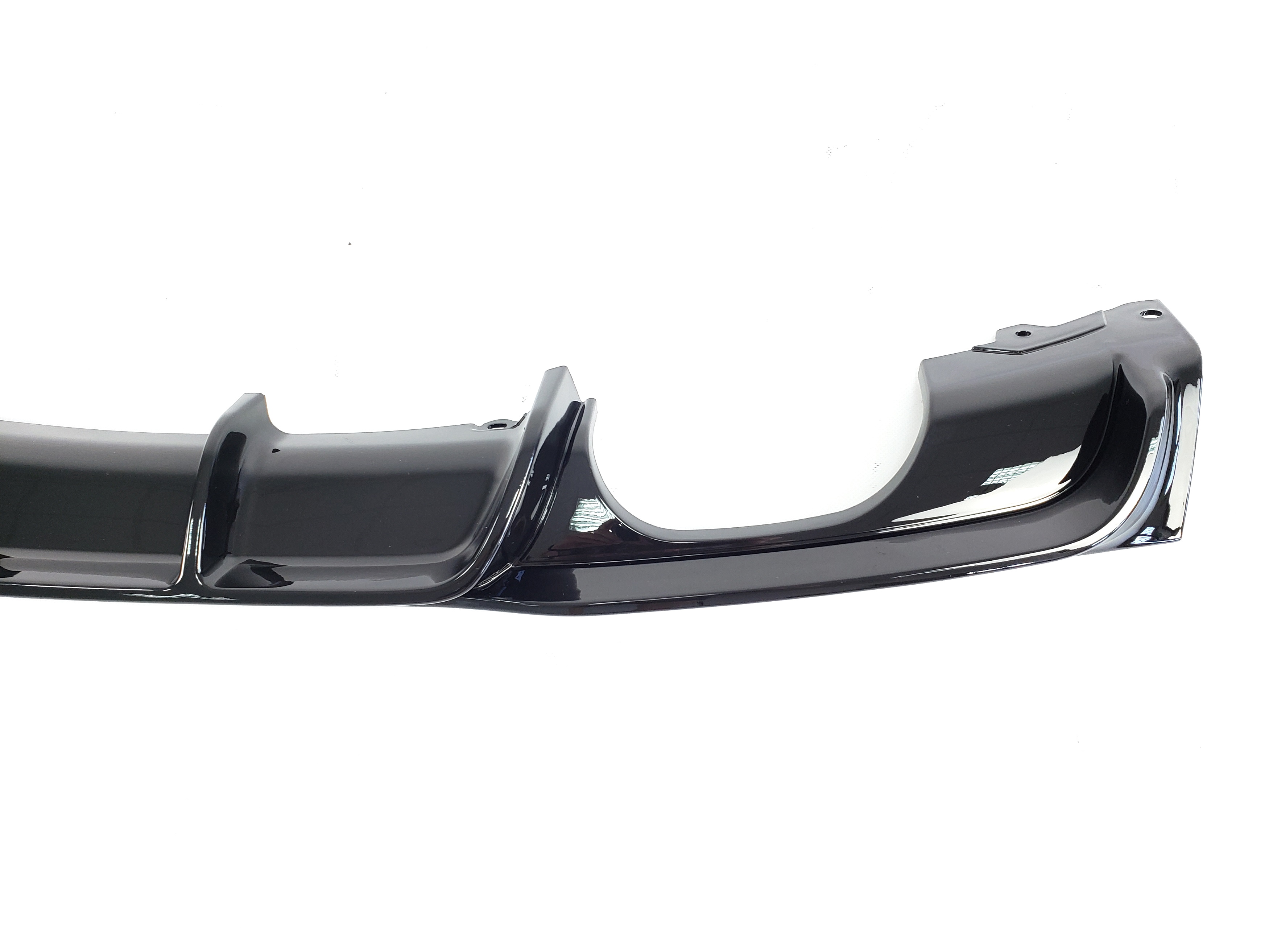 Дифузор (заднього бампера) Чорний глянець (M-Performance) 00--00 на BMW 3 Series F30 / F31 2011-2018 року 4