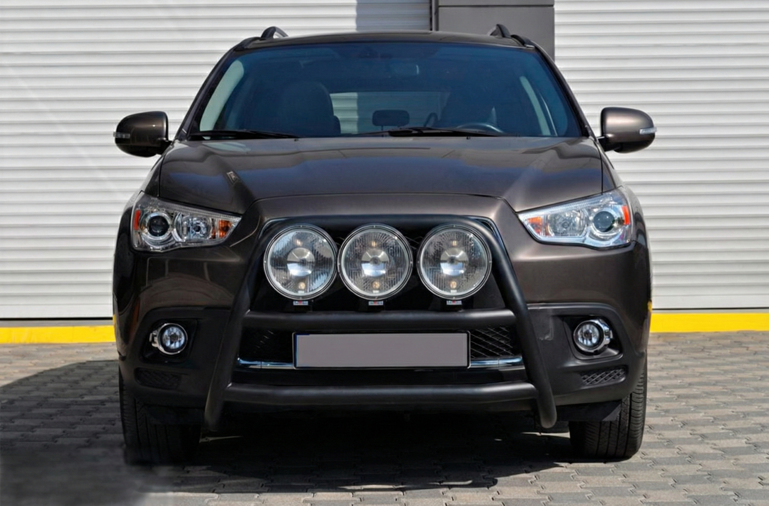 Кенгурятник WT018 Black (нерж.) 2