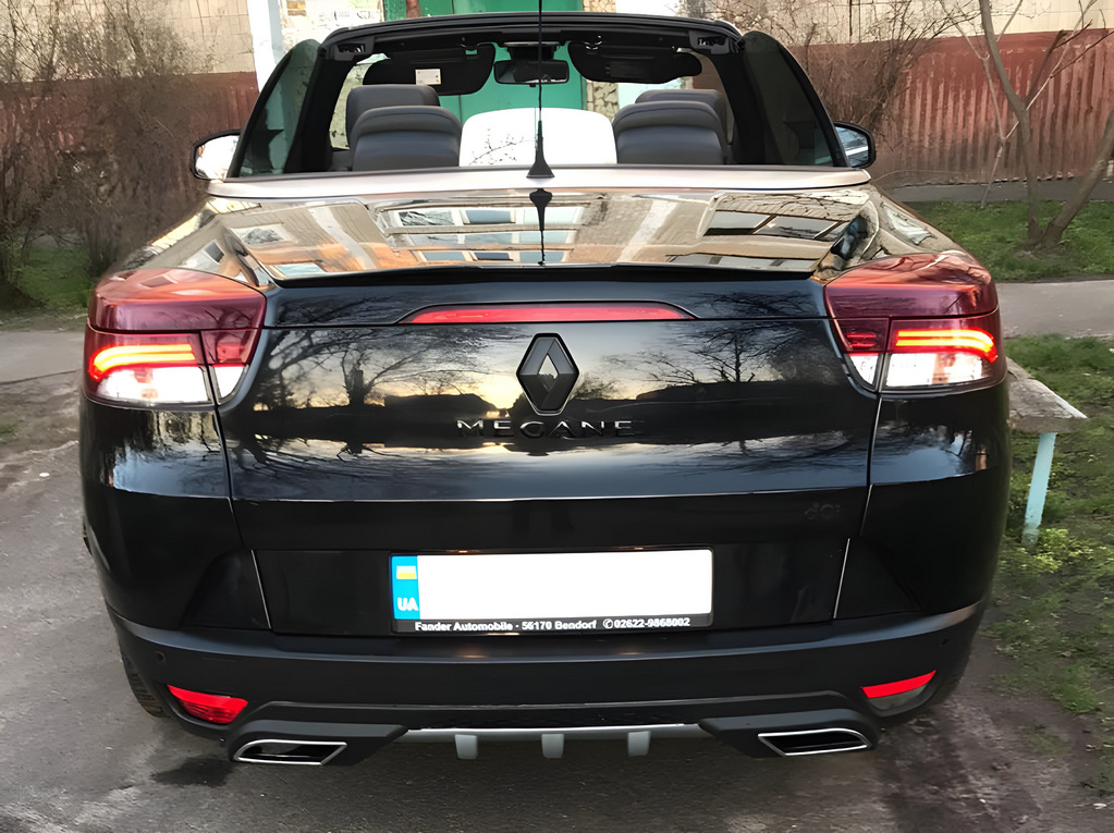 Універсальний задній дифузор Sport V-1 (сірий+чорний глянець) 3