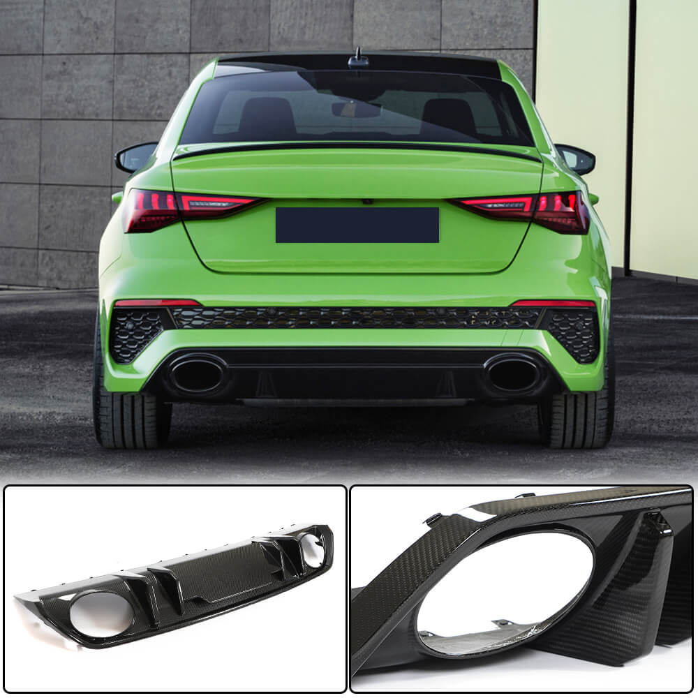 Дифузор заднього бампера (для RS Sedan, Карбон)