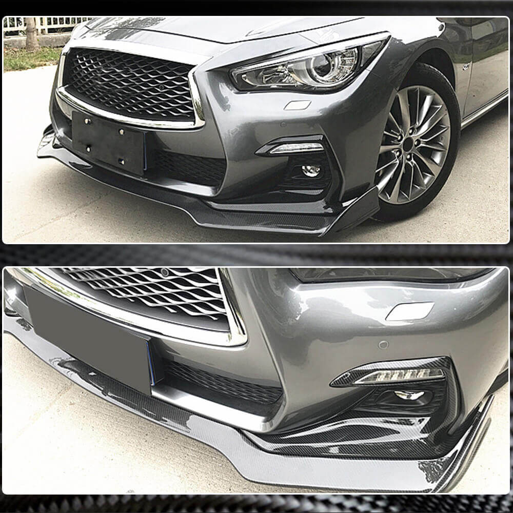 Накладки на протитуманки (для Q50 Sport 2018-2022, Карбон) 5