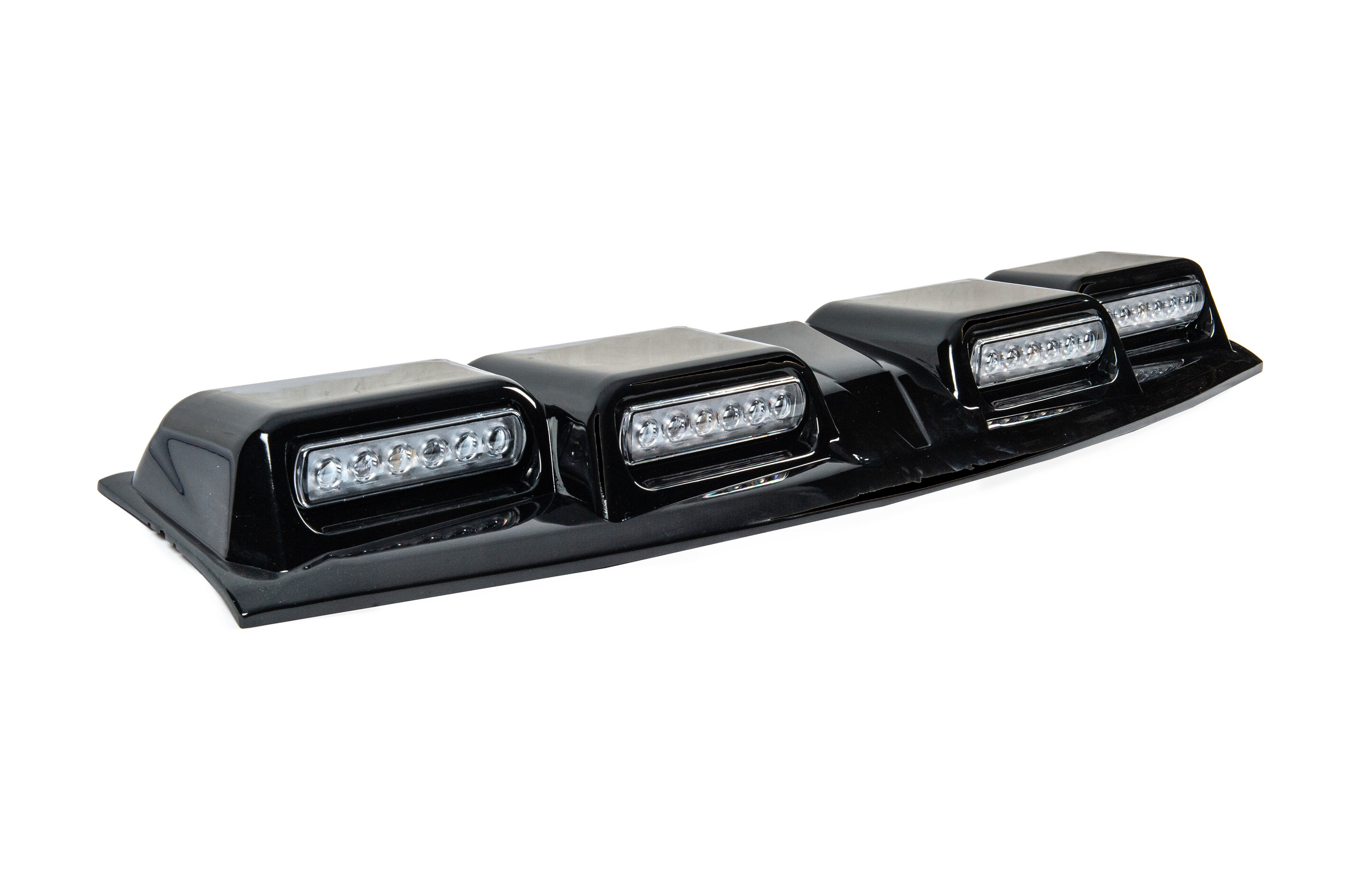 Козирьок лобовога скла з LED (Чорний) 5