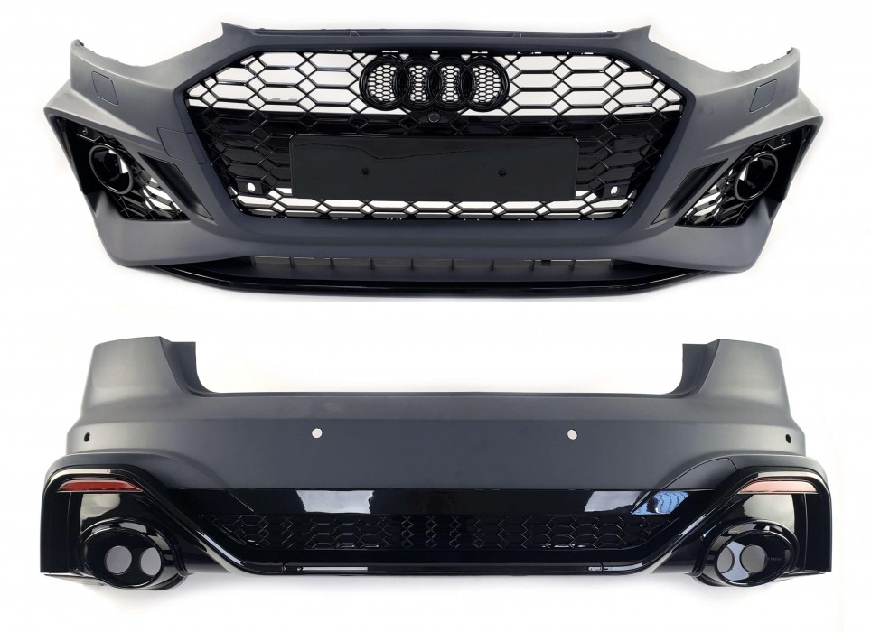 Комплект обвісів (в стилі RS4) на Audi A4 B9 2019-2023 року