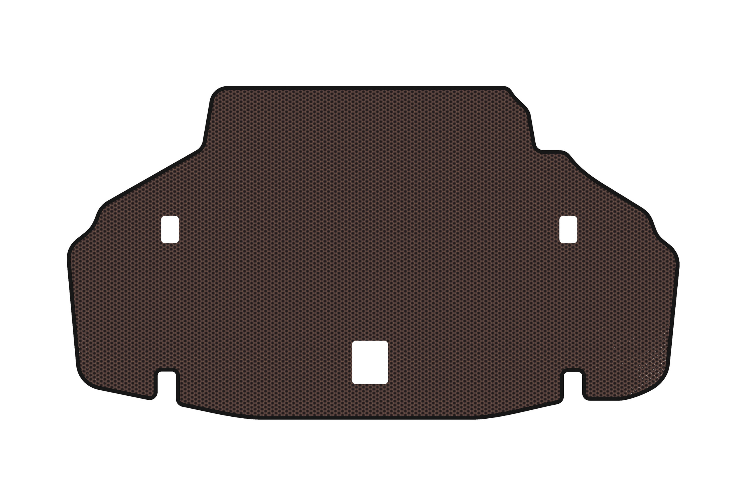 Гумовий килимок в багажник Carsuit (2007-2010, SD, Довга база, коричневий)