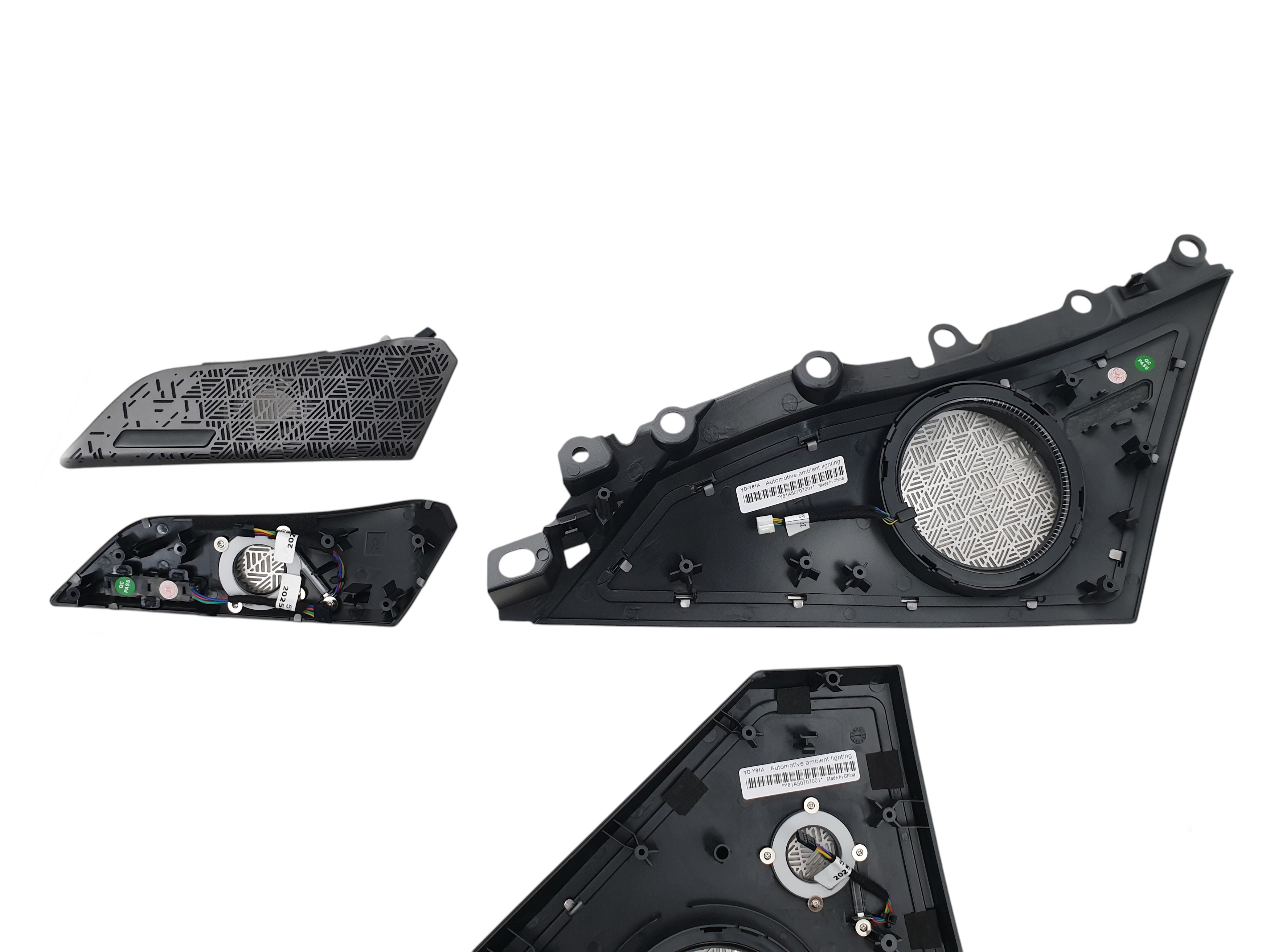 Сітки на динаміки (Bowers & Wilkins) Silver на BMW 5 Series G60 / G61 2023-2025 року 4