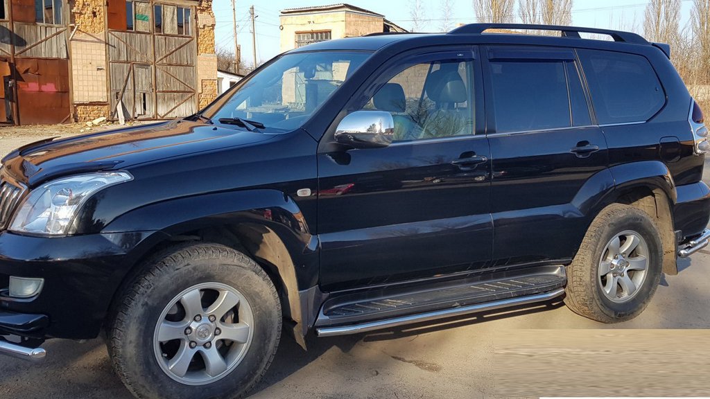 Захист бічного порогу BB004 (2 шт., нерж.) 2