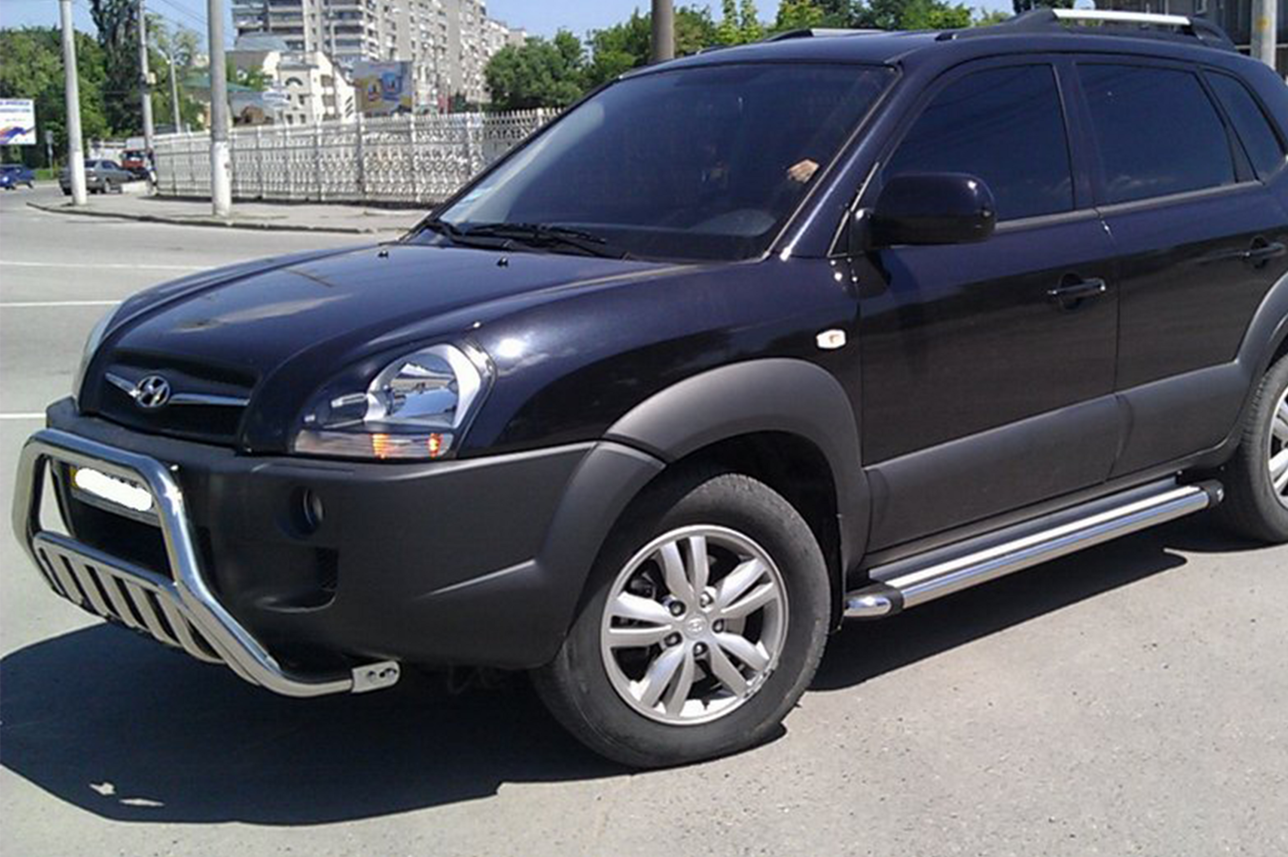 Кенгурятник WT002 (нерж.) 3