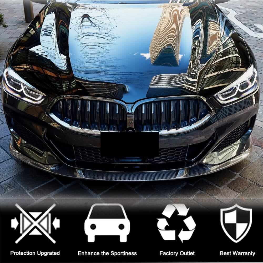 Накладка на передній бампер Lip V3 (для M-Sport, Карбон) 3